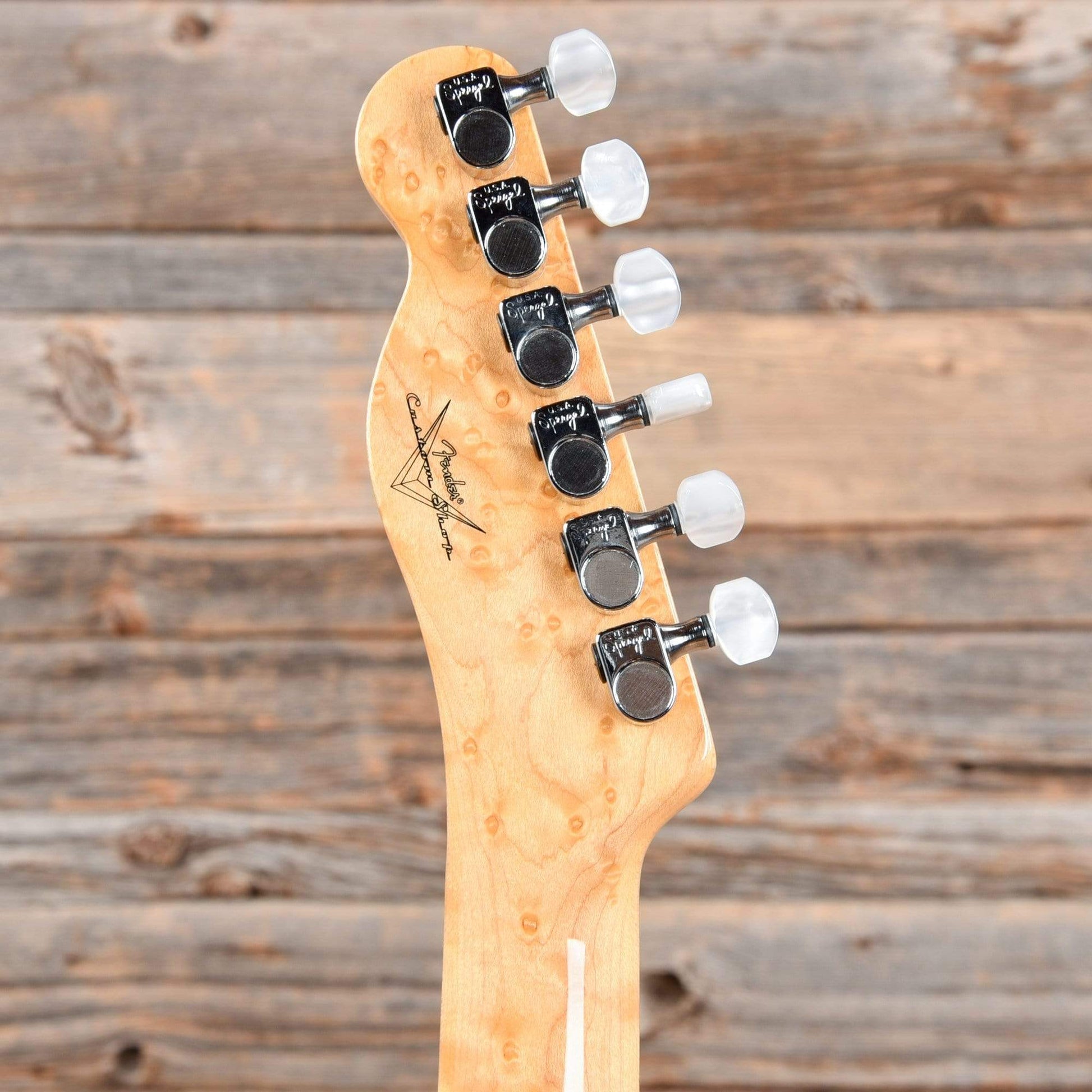 Fender Custom Shop American Custom Telecaster Emerald Green Transparent Electric Guitars / Solid Body