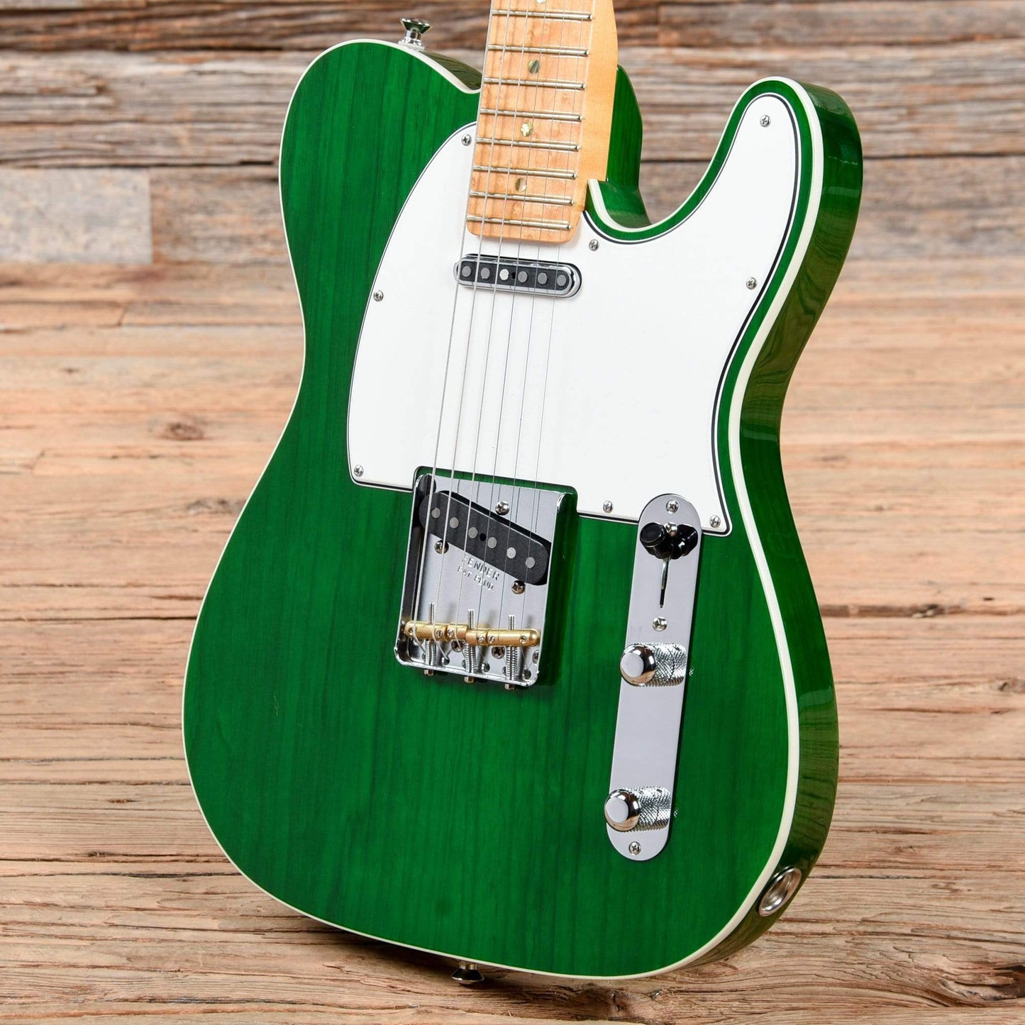 Fender Custom Shop American Custom Telecaster Emerald Green Transparent Electric Guitars / Solid Body