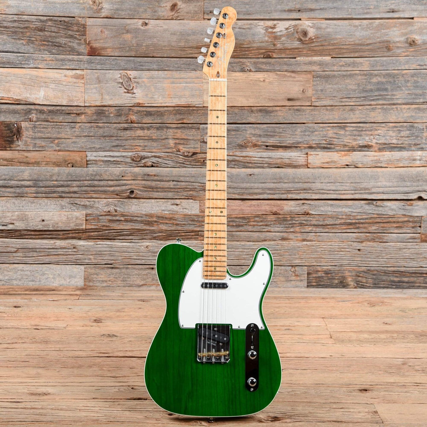 Fender Custom Shop American Custom Telecaster Emerald Green Transparent Electric Guitars / Solid Body