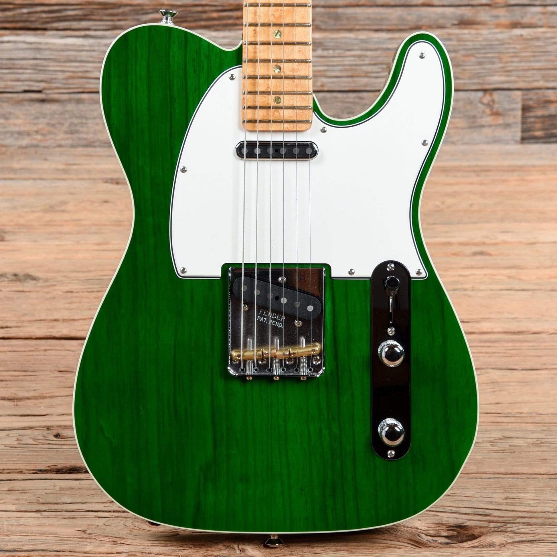 Fender Custom Shop American Custom Telecaster Emerald Green Transparent Electric Guitars / Solid Body