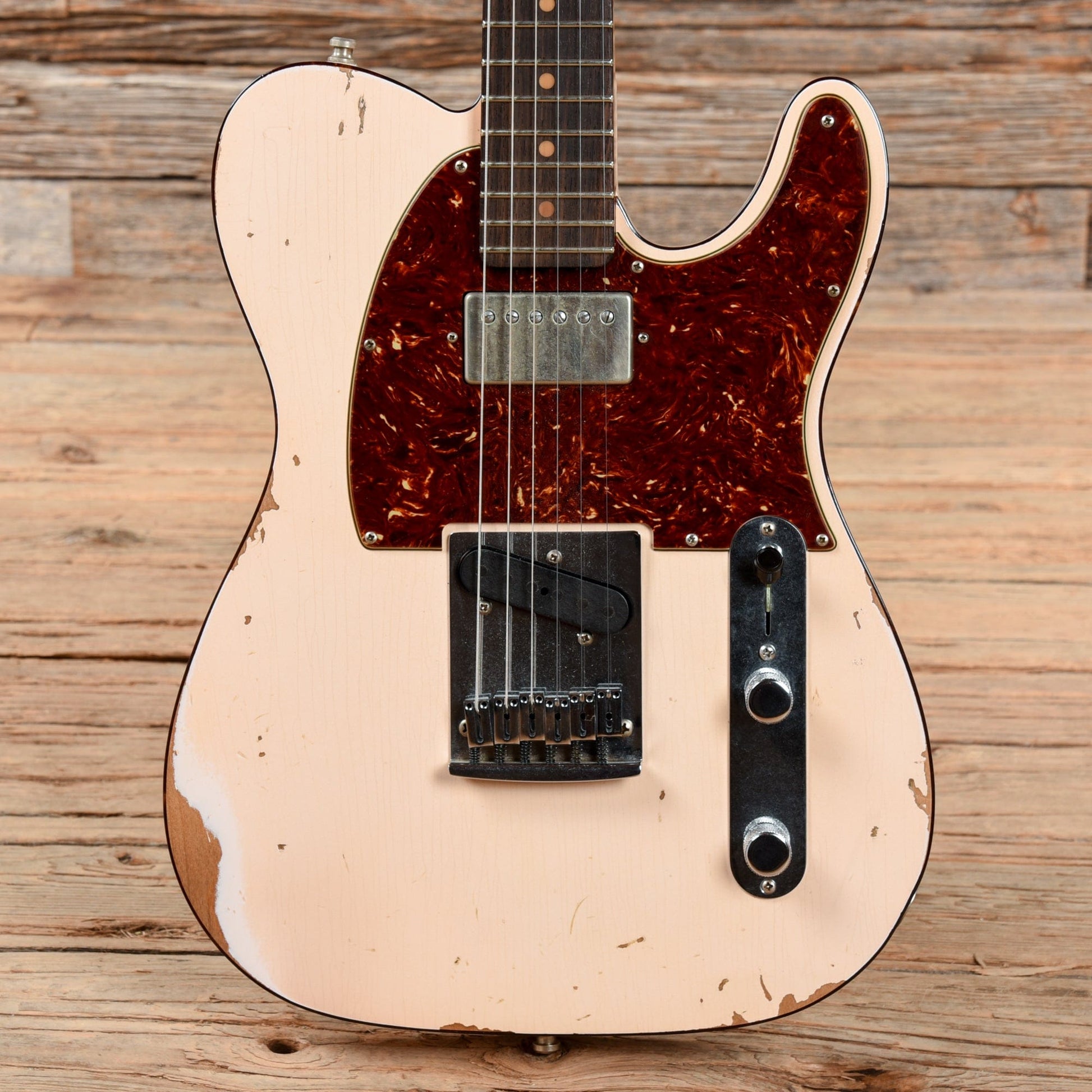 Fender Custom Shop American Custom Telecaster H/S "CME Spec" Relic Super Aged/Faded Shell Pink 2018 Electric Guitars / Solid Body