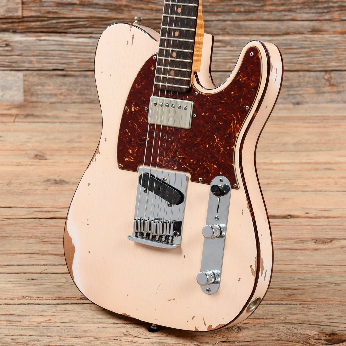 Fender Custom Shop American Custom Telecaster H/S "CME Spec" Relic Super Aged/Faded Shell Pink 2018 Electric Guitars / Solid Body