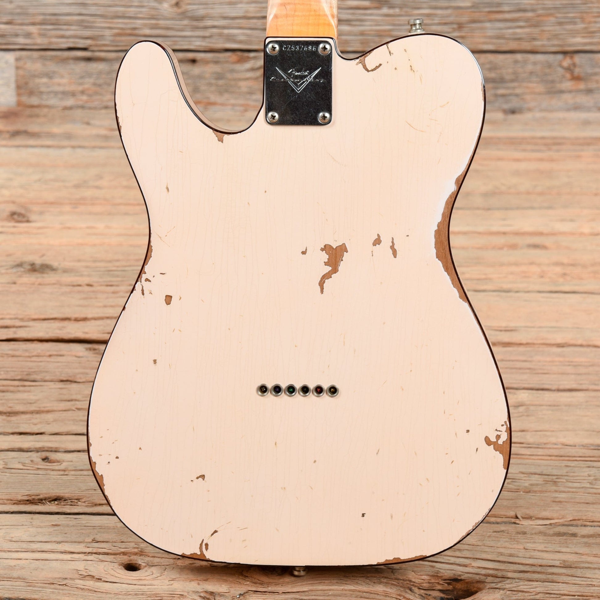 Fender Custom Shop American Custom Telecaster H/S "CME Spec" Relic Super Aged/Faded Shell Pink 2018 Electric Guitars / Solid Body