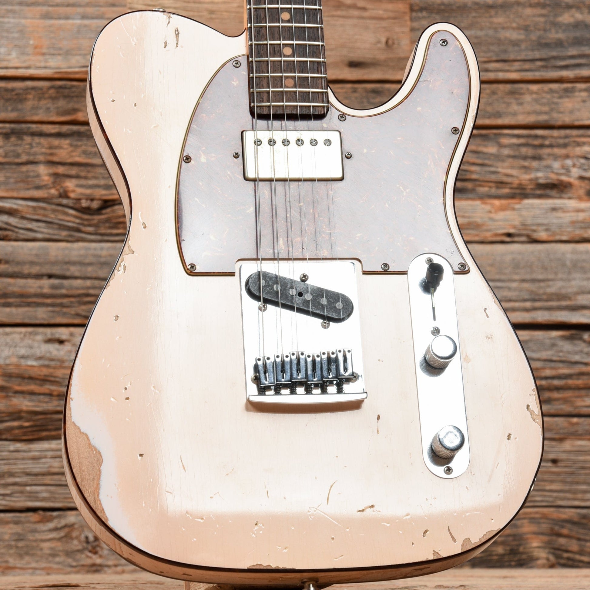 Fender Custom Shop American Custom Telecaster H/S "CME Spec" Relic Super Aged/Faded Shell Pink 2018 Electric Guitars / Solid Body