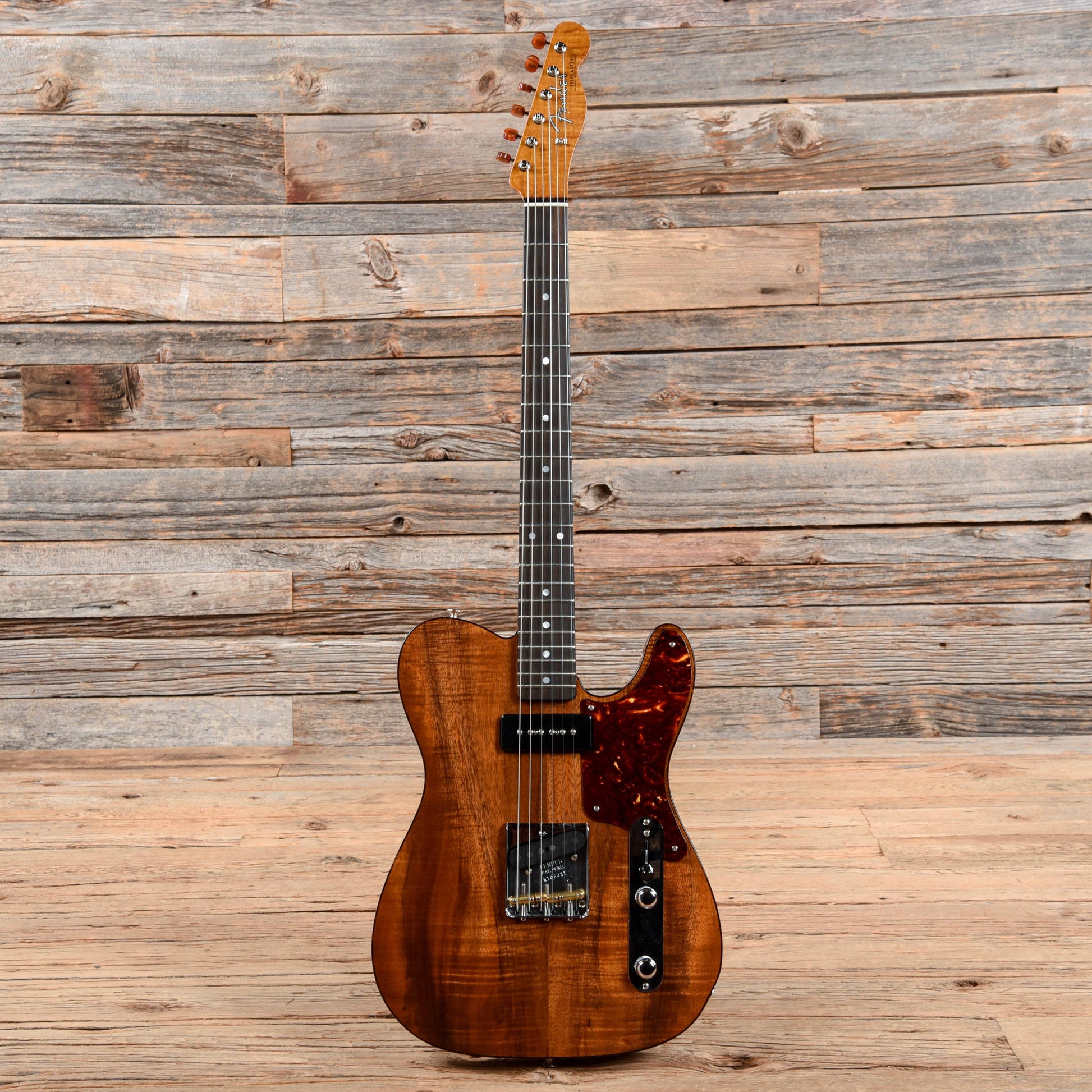 Fender Custom Shop Artisan P90 Koa Telecaster Aged Natural 2020 Electric Guitars / Solid Body