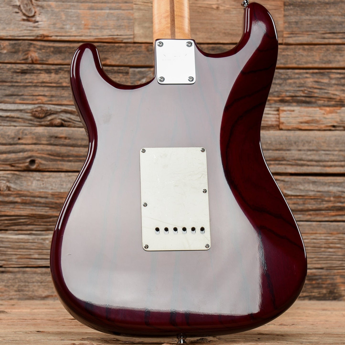 Fender Custom Shop Classic Player Stratocaster V-Neck Bing Cherry Transparent 2006 Electric Guitars / Solid Body