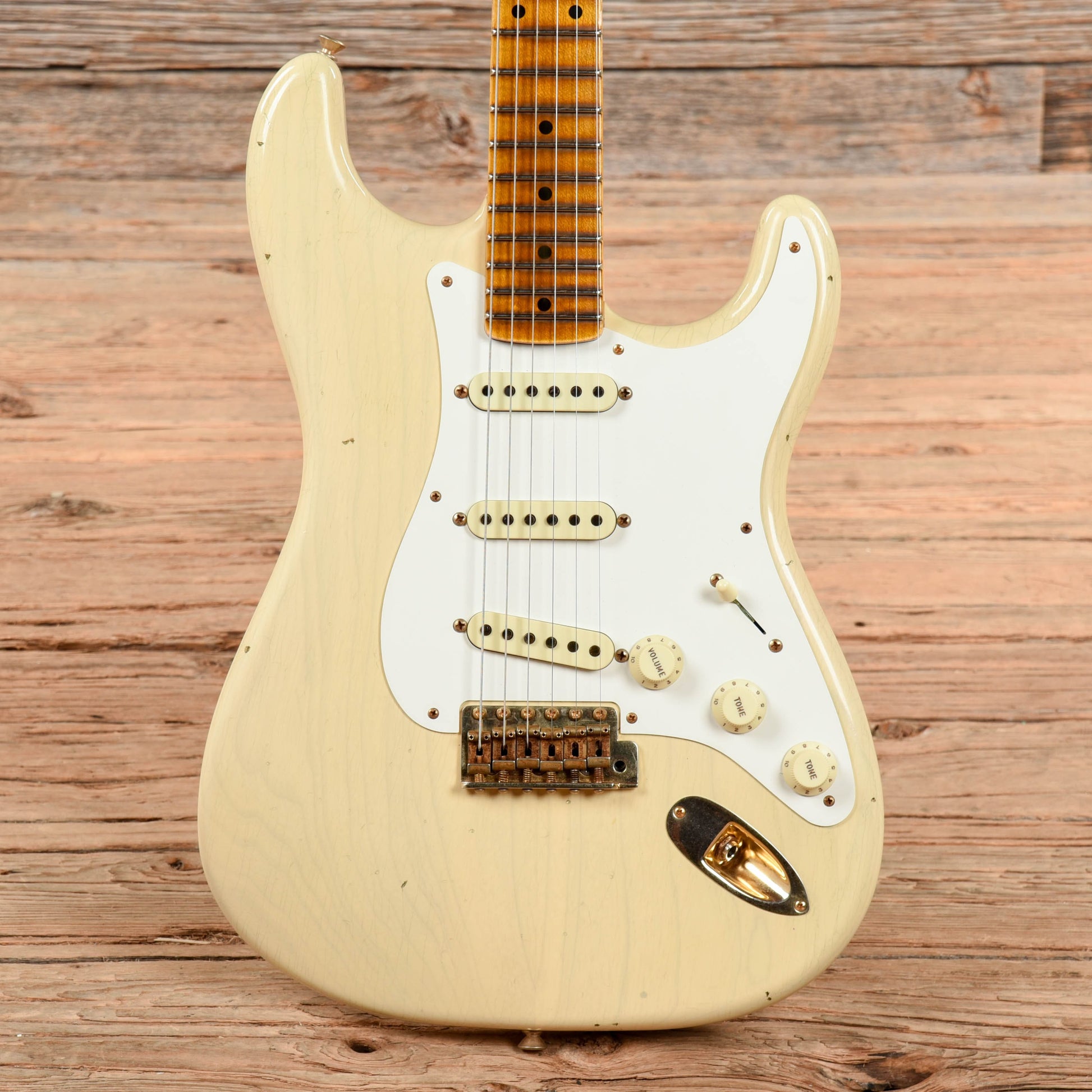 Fender Custom Shop Heavy Relic Mary Kaye 20th Anniversary Stratocaster Mary Kaye Bonde 2015 Electric Guitars / Solid Body