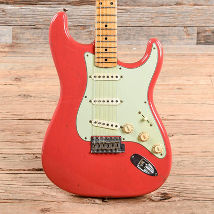 Fender Custom Shop Jason Smith Masterbuilt 1957 Stratocaster Relic Fiesta Red Electric Guitars / Solid Body