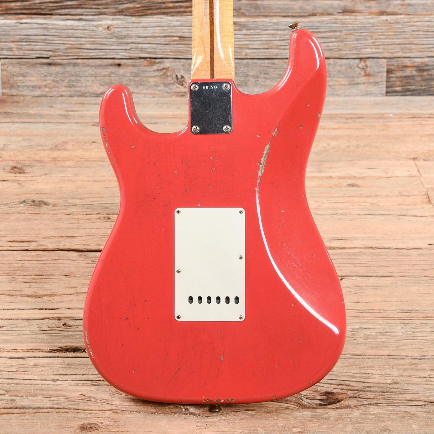 Fender Custom Shop Jason Smith Masterbuilt 1957 Stratocaster Relic Fiesta Red Electric Guitars / Solid Body