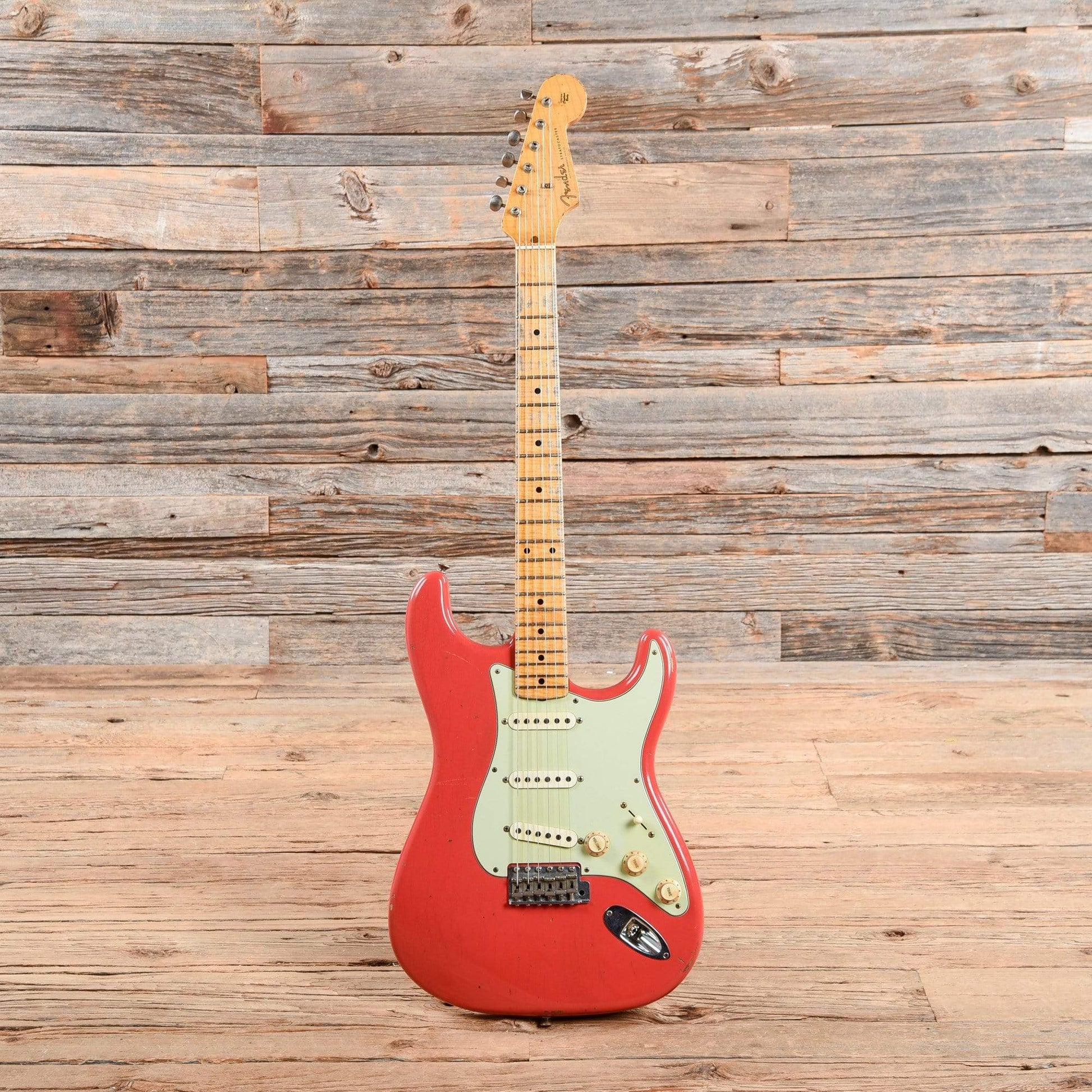 Fender Custom Shop Jason Smith Masterbuilt 1957 Stratocaster Relic Fiesta Red Electric Guitars / Solid Body