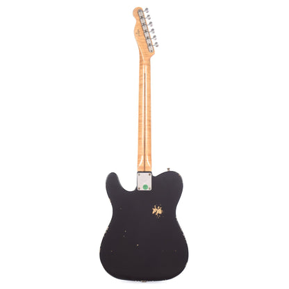 Fender Custom Shop Johnny Ringo Esquire Relic Black Master Built By Ron Thorn Black Electric Guitars / Solid Body