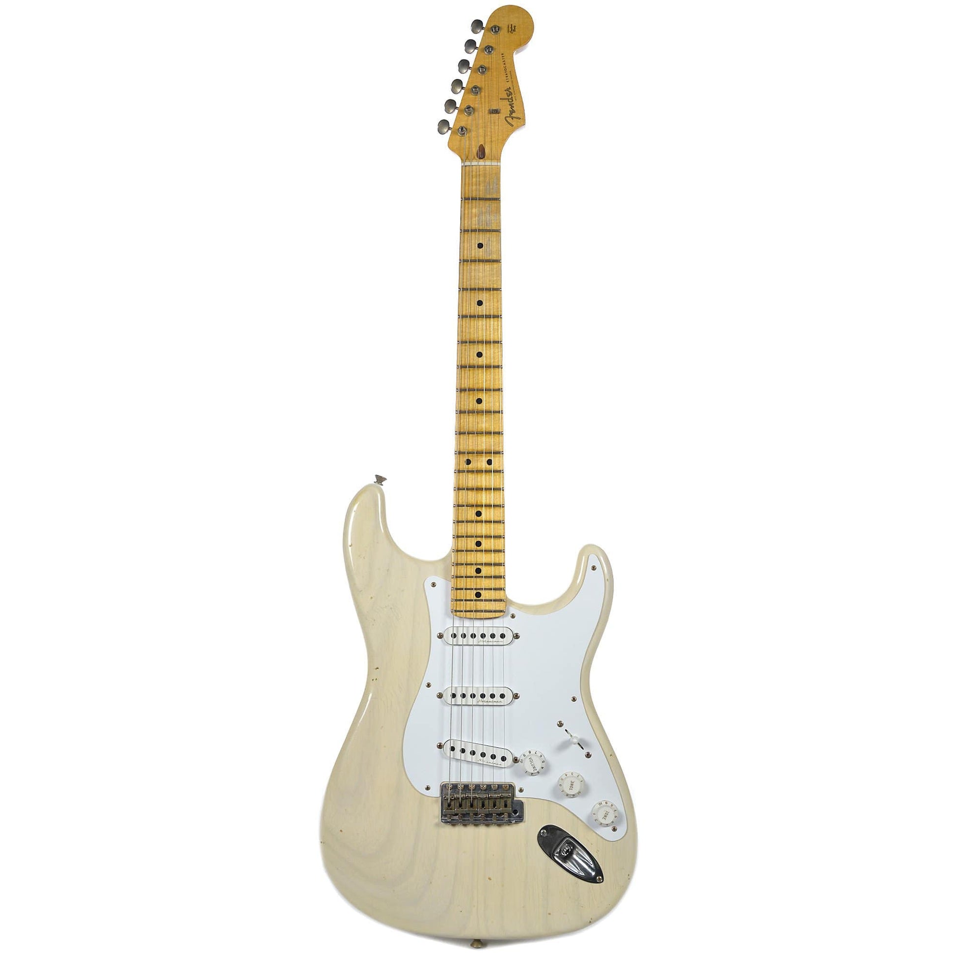 Fender Custom Shop Journeyman Relic Eric Clapton Signature Stratocaster Aged White Blonde Electric Guitars / Solid Body