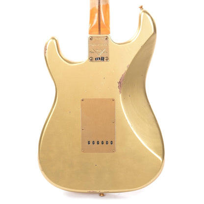 Fender Custom Shop Limited Edition 1955 Bone Tone Stratocaster Relic Aged HLE Gold Electric Guitars / Solid Body