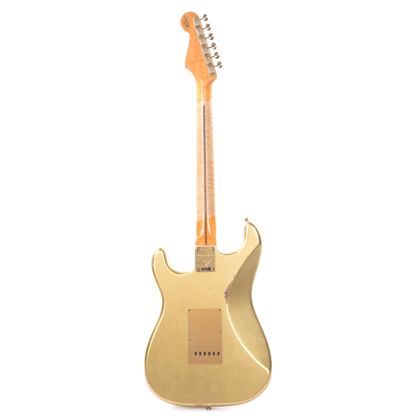 Fender Custom Shop Limited Edition 1955 Bone Tone Stratocaster Relic Aged HLE Gold Electric Guitars / Solid Body