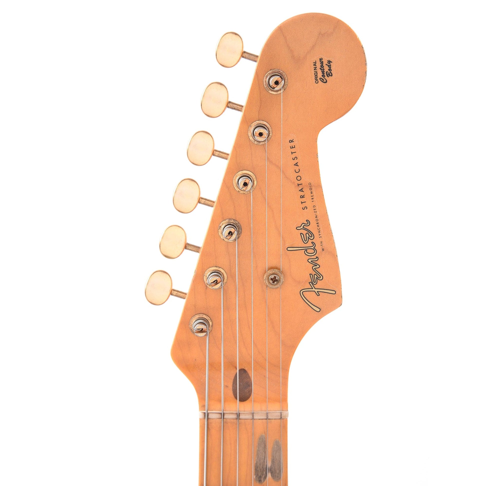 Fender Custom Shop Limited Edition 1955 Bone Tone Stratocaster Relic Aged HLE Gold Electric Guitars / Solid Body