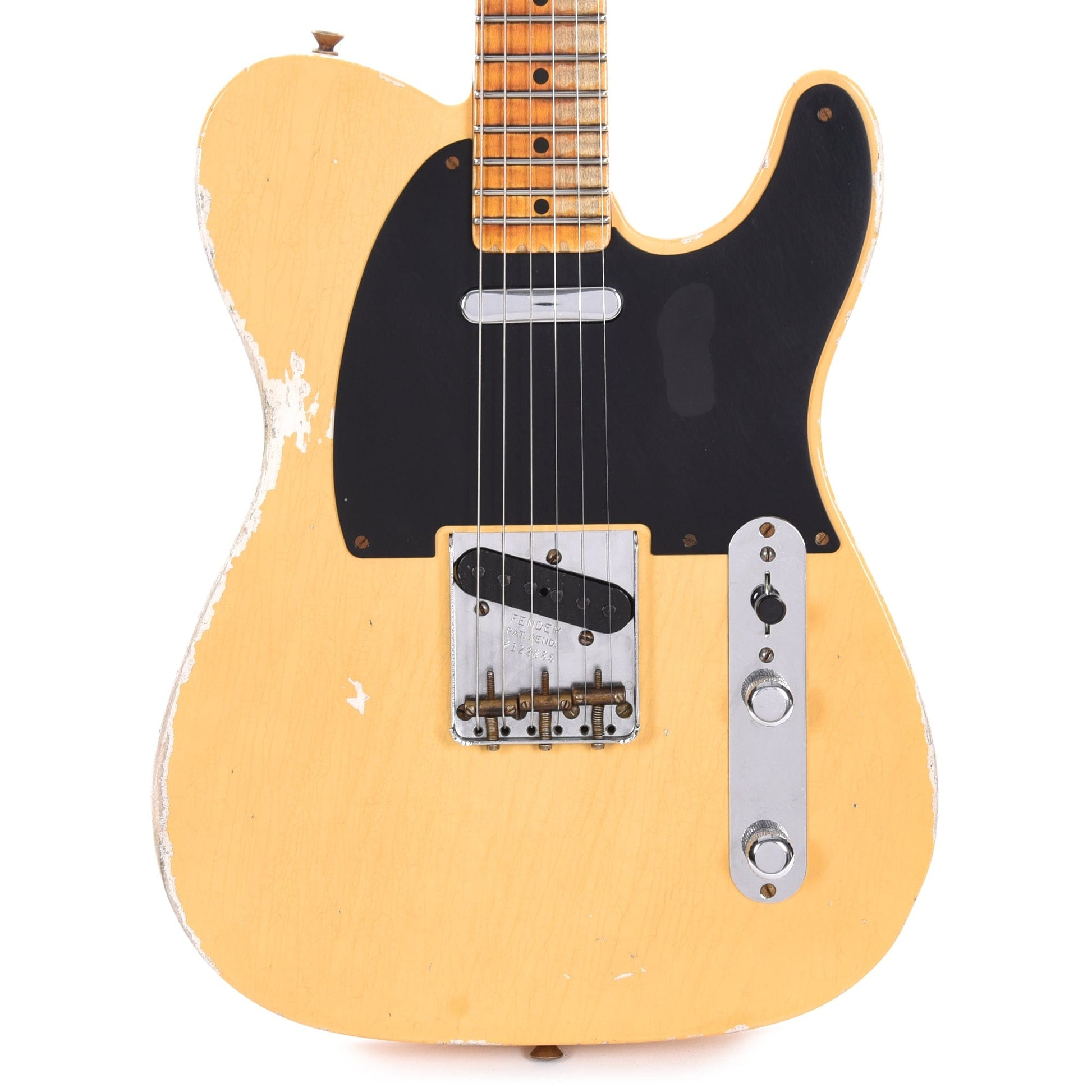 Fender Custom Shop Limited Edition '51 Telecaster Heavy Relic Aged Nocaster Blonde Electric Guitars / Solid Body