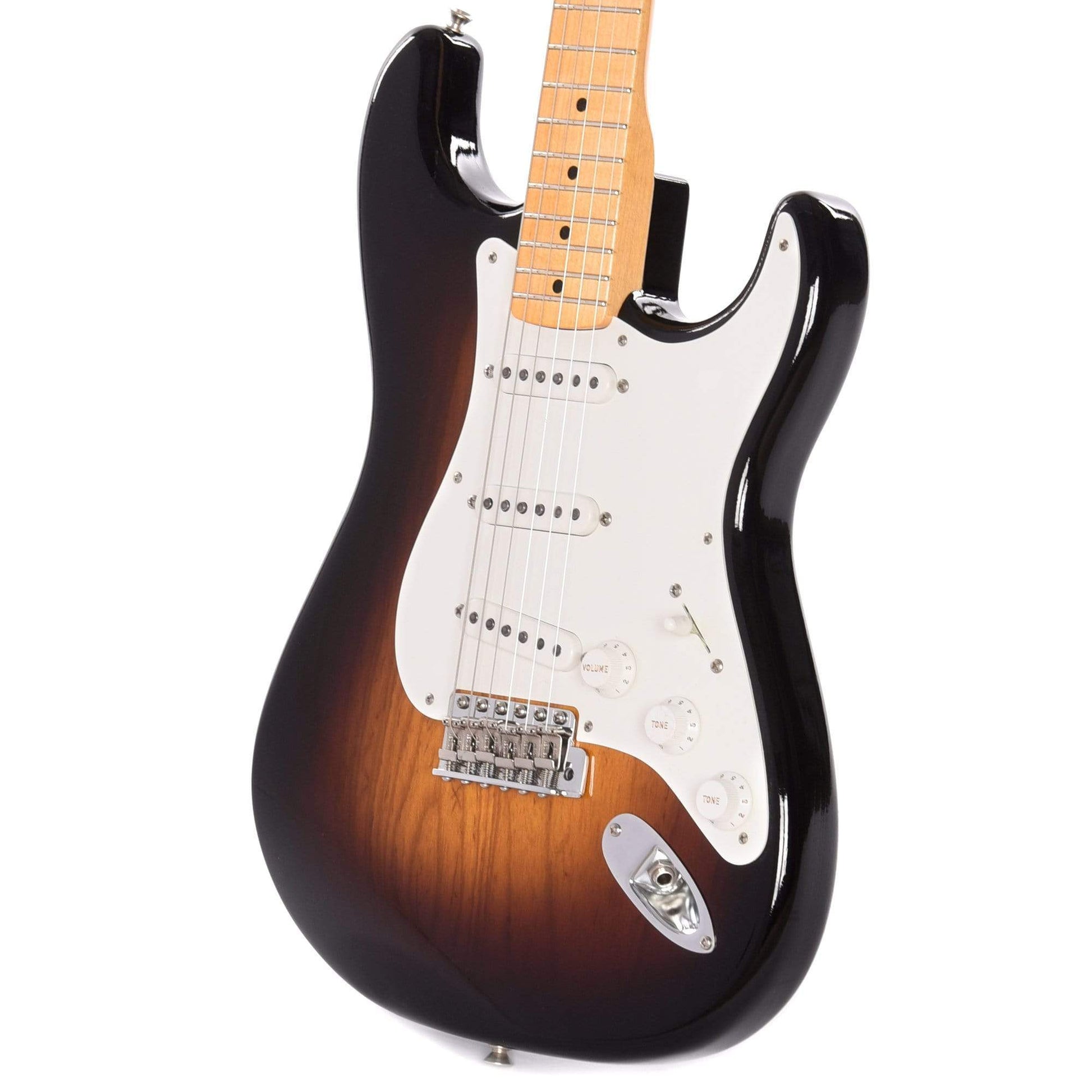 Fender Custom Shop Limited Edition '55 Vintage Custom Stratocaster Wide Fade 2-Tone Sunburst Electric Guitars / Solid Body