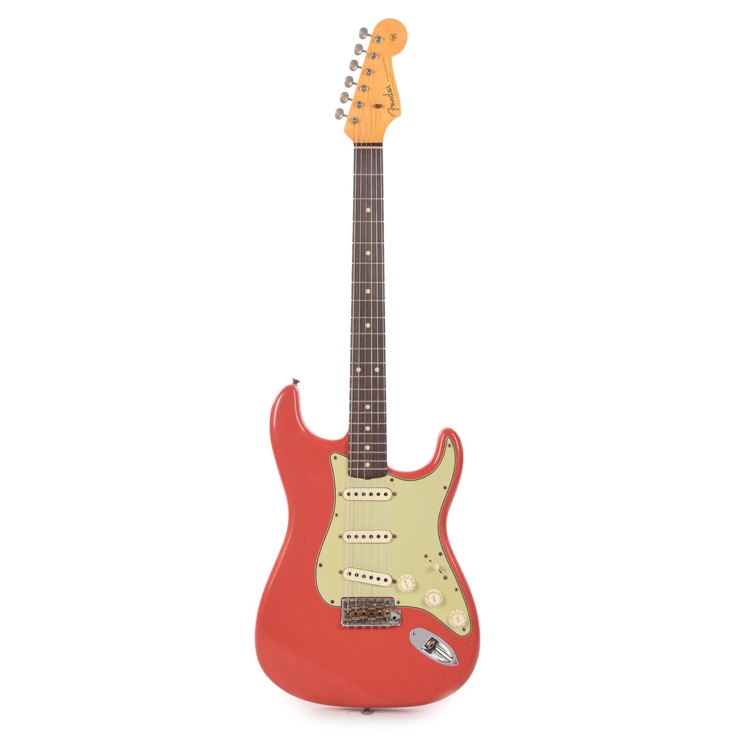 Fender Custom Shop Limited Edition '62/'63 Stratocaster Journeyman Aged Fiesta Red Electric Guitars / Solid Body