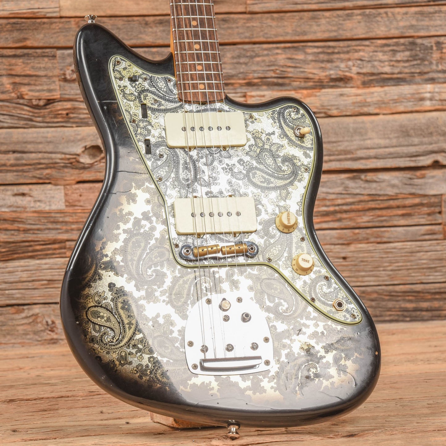 Fender Custom Shop Limited Edition Black Paisley Jazzmaster Journeyman Relic Black Paisely 2018 Electric Guitars / Solid Body