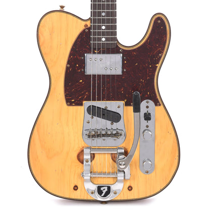 Fender Custom Shop Limited Edition Cunife Tele Custom Journeyman Relic Amber Natural Electric Guitars / Solid Body