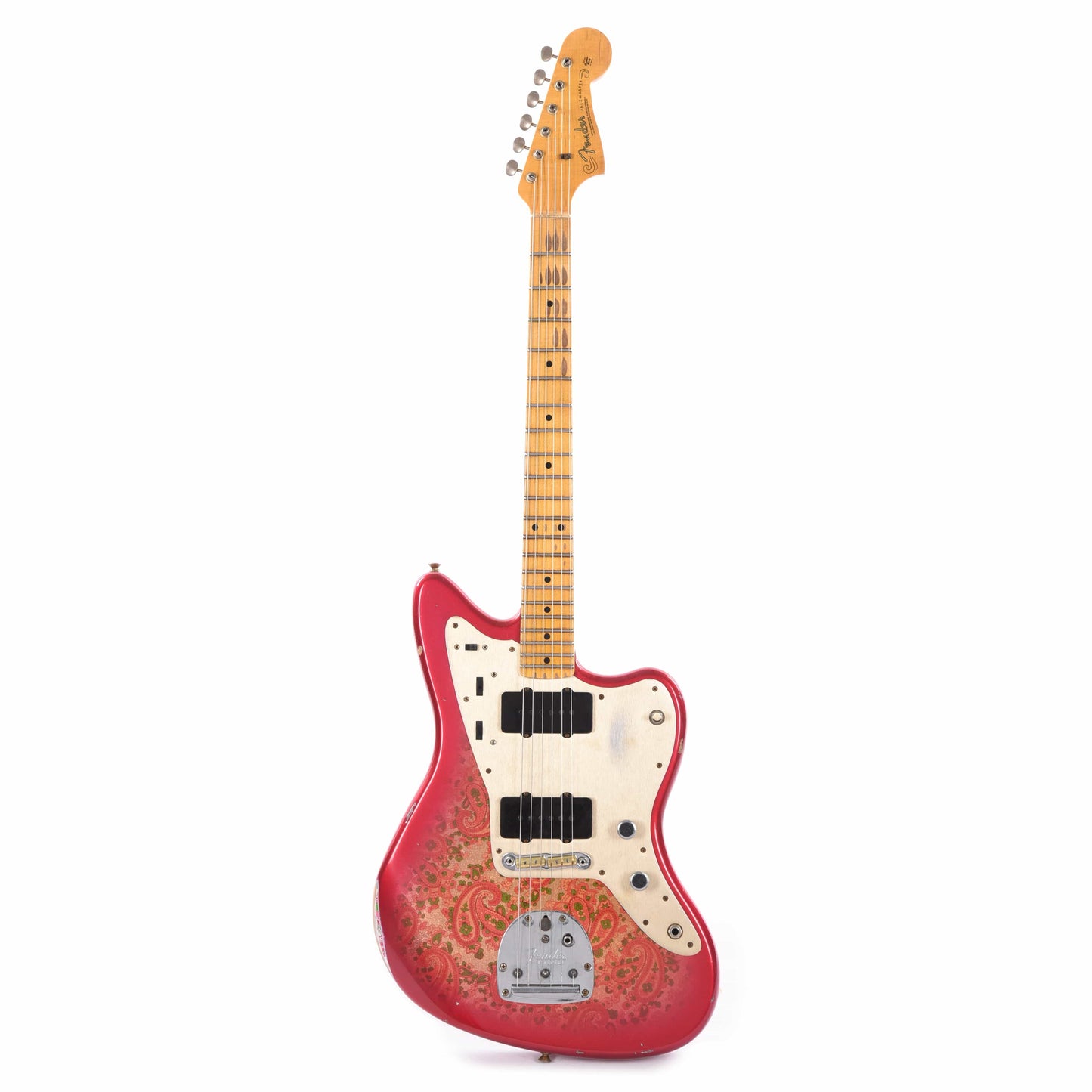 Fender Custom Shop Limited Edition Custom Jazzmaster Relic Maple Neck Aged Pink Paisley Electric Guitars / Solid Body