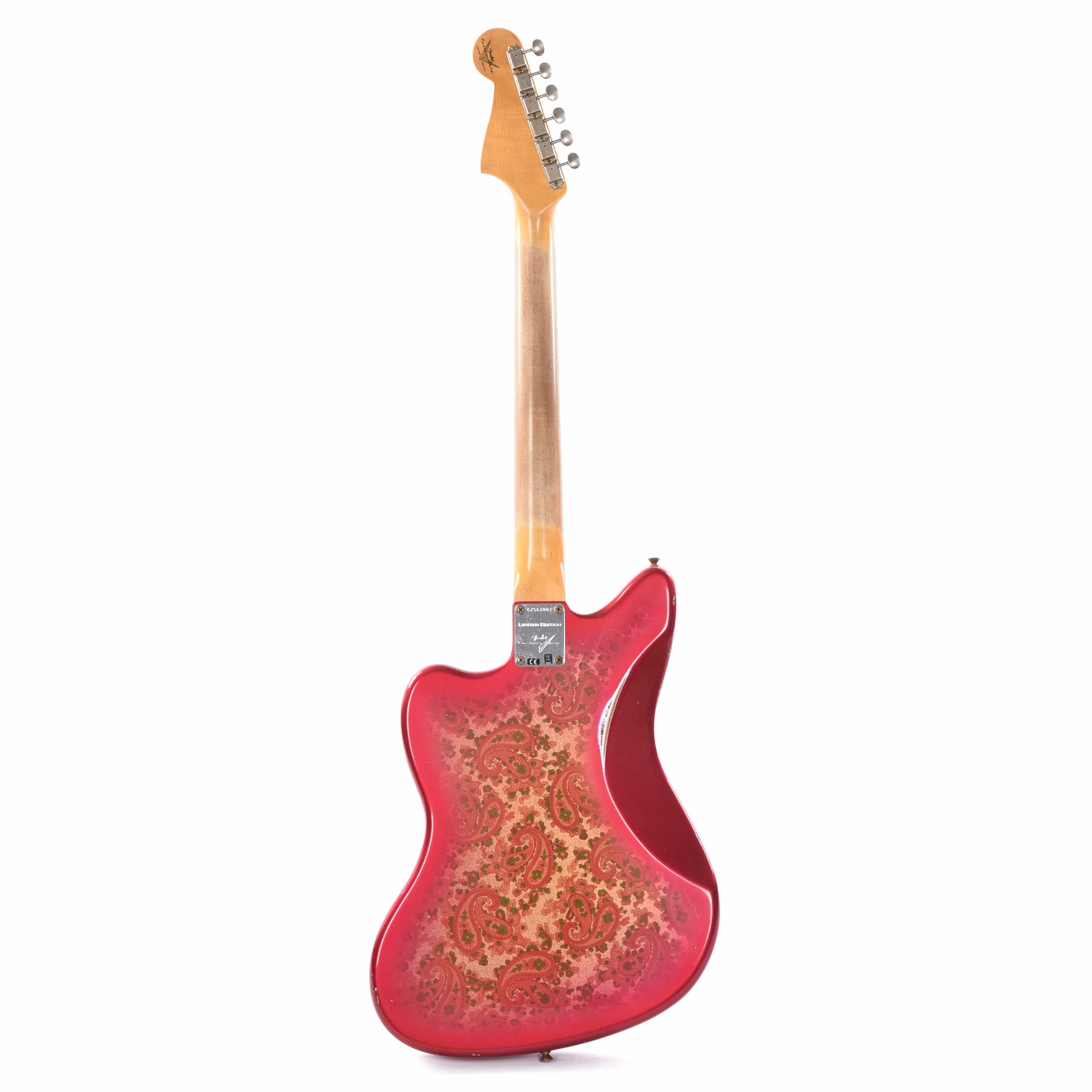 Fender Custom Shop Limited Edition Custom Jazzmaster Relic Maple Neck Aged Pink Paisley Electric Guitars / Solid Body