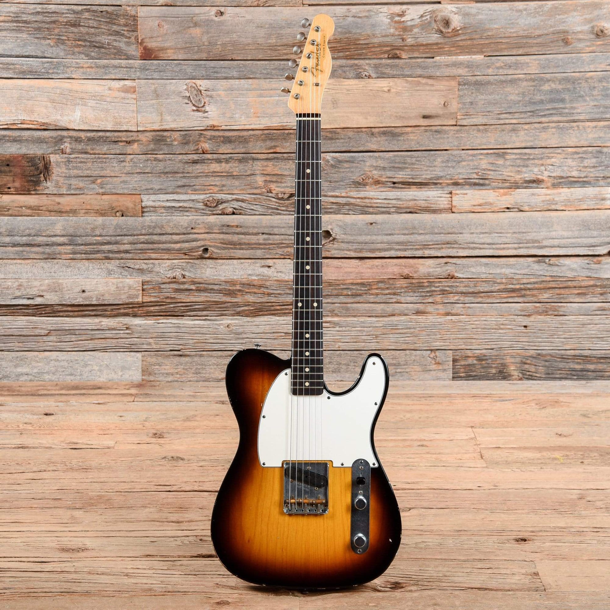 Fender Custom Shop Limited Edition Esquire Relic Sunburst 2005 Electric Guitars / Solid Body