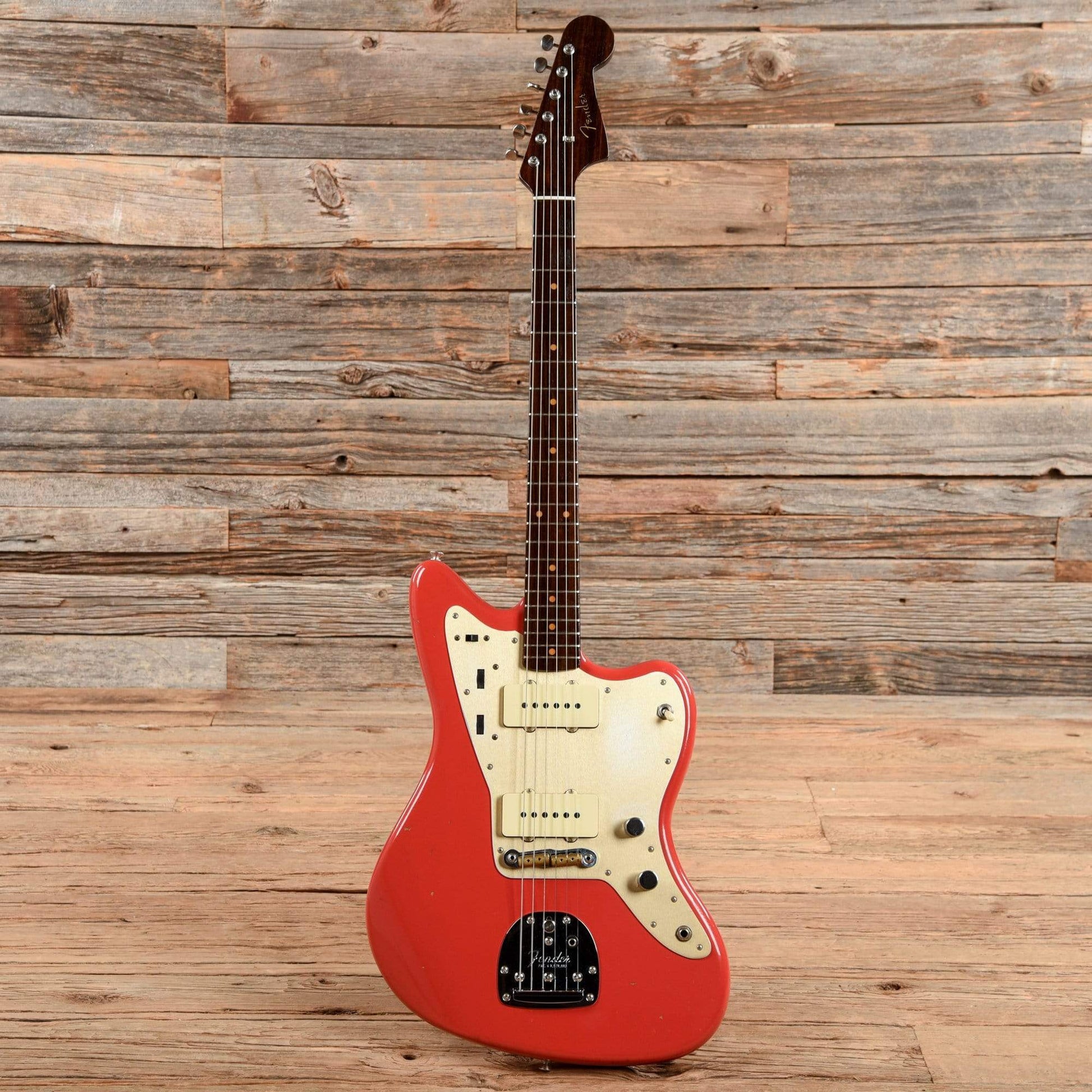 Fender Custom Shop Limited Jazzmaster Journeyman Relic Aged Fiesta Red 2017 Electric Guitars / Solid Body