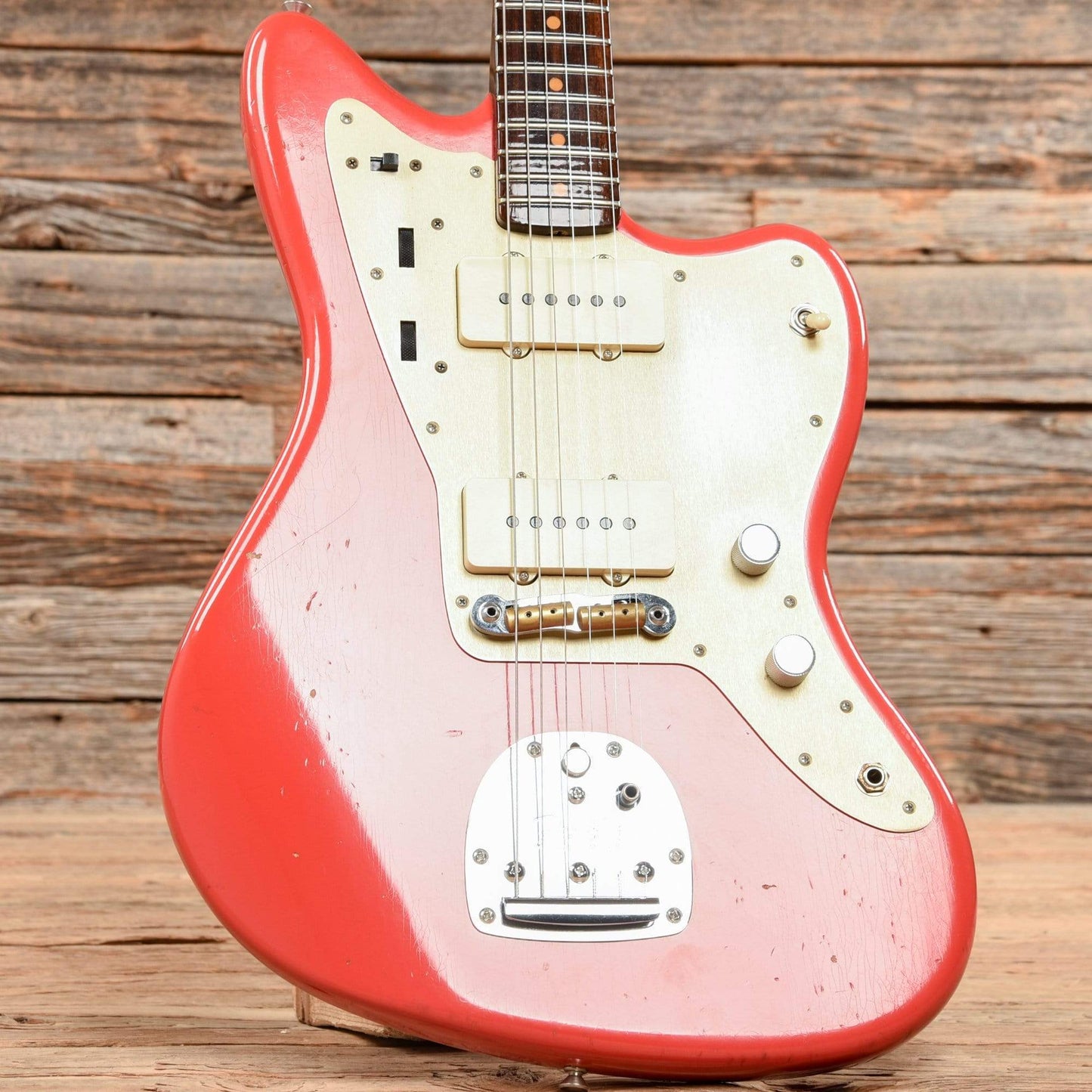 Fender Custom Shop Limited Jazzmaster Journeyman Relic Aged Fiesta Red 2017 Electric Guitars / Solid Body