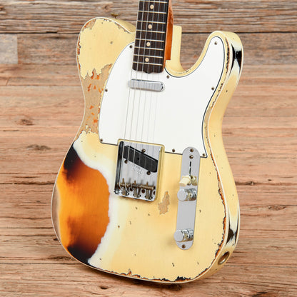 Fender Custom Shop LTD 1959 Telecaster Custom Super Heavy Relic Aged Olympic White 2021 Electric Guitars / Solid Body