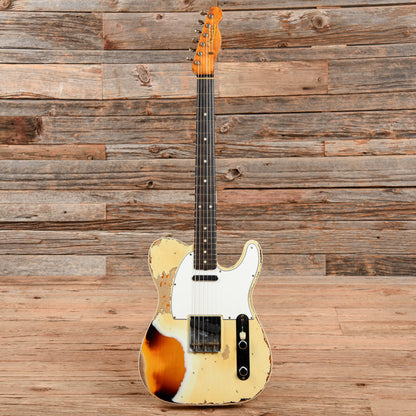 Fender Custom Shop LTD 1959 Telecaster Custom Super Heavy Relic Aged Olympic White 2021 Electric Guitars / Solid Body