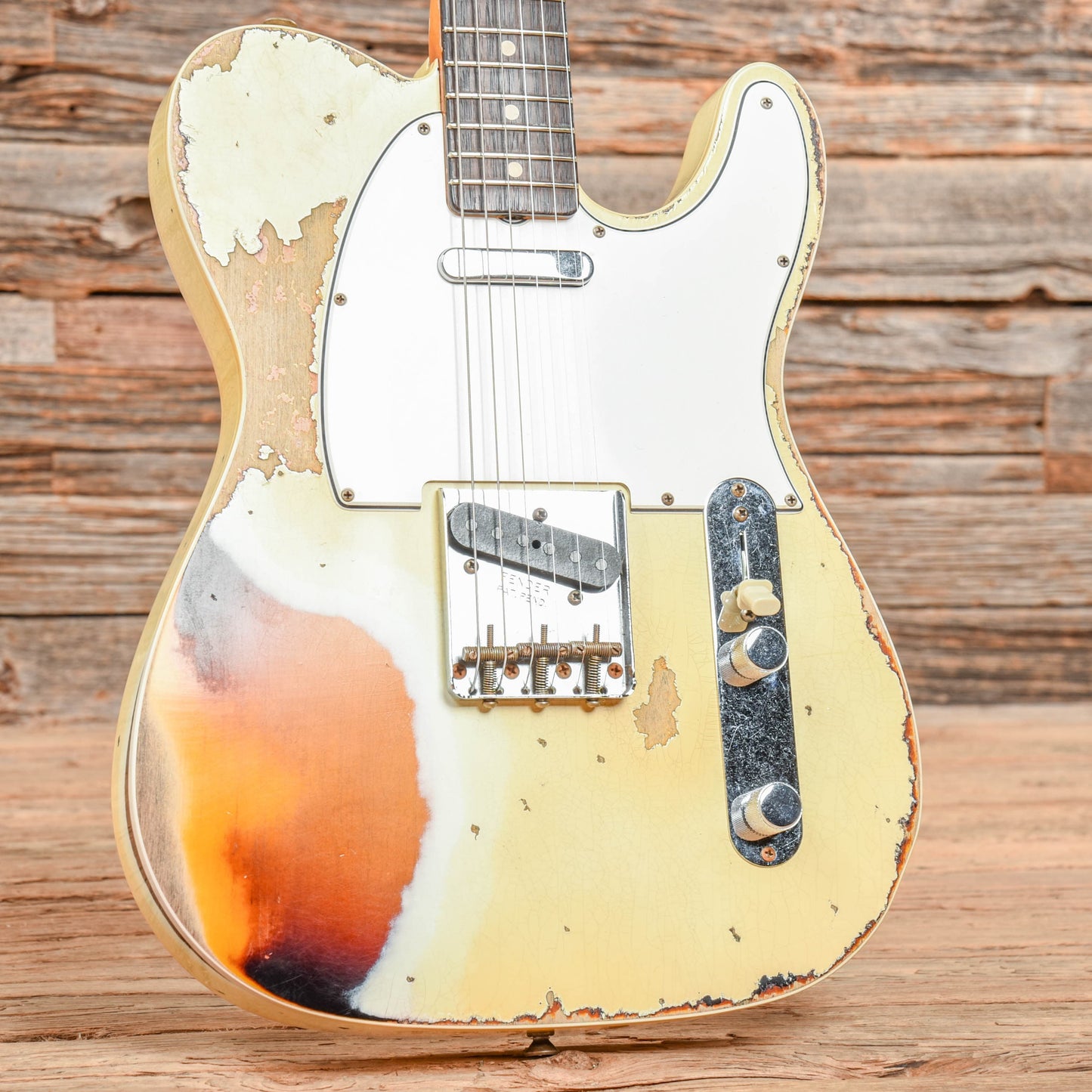 Fender Custom Shop LTD 1959 Telecaster Custom Super Heavy Relic Aged Olympic White 2021 Electric Guitars / Solid Body