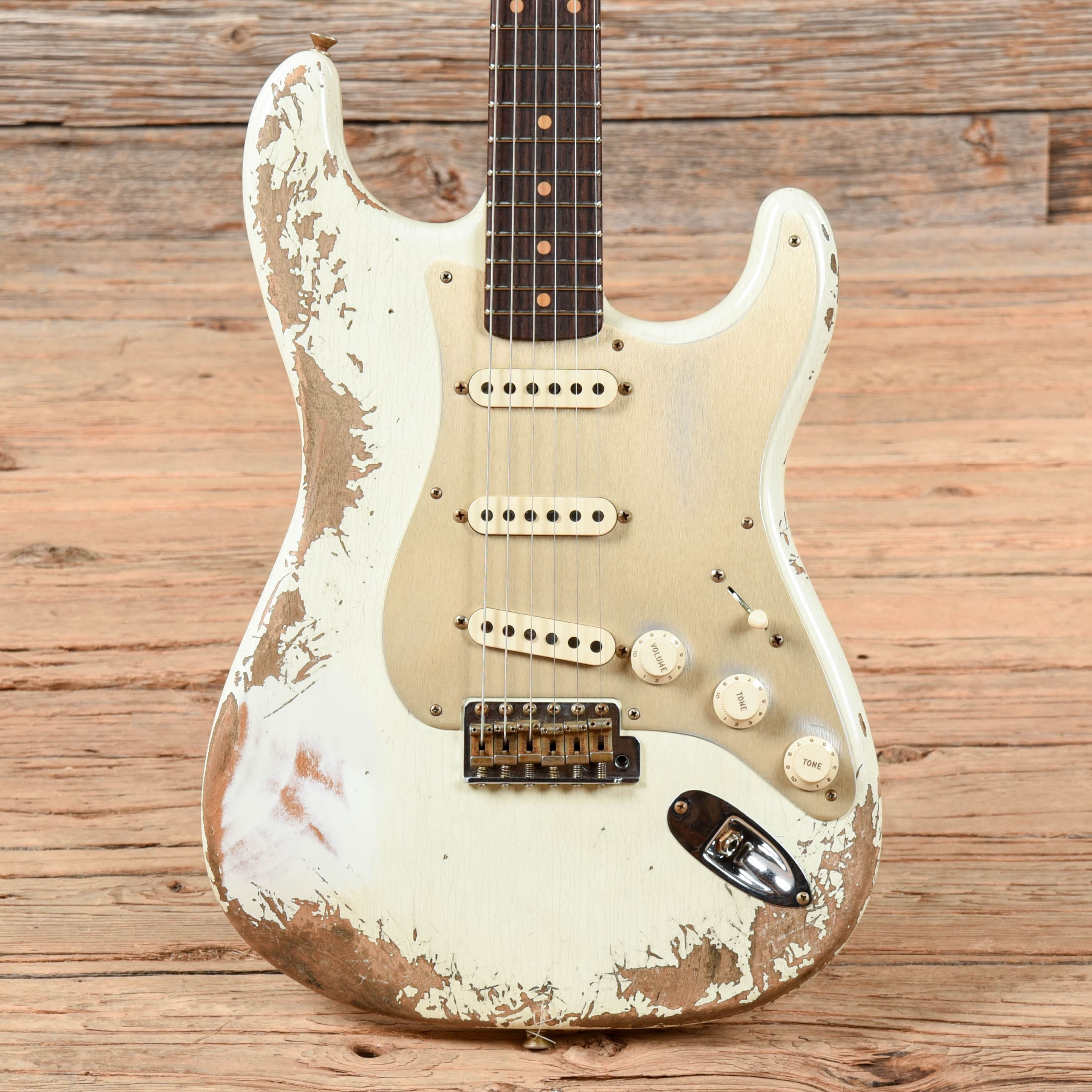 Fender Custom Shop Ltd '59 Stratocaster Relic Aged Olympic White 2021 ...