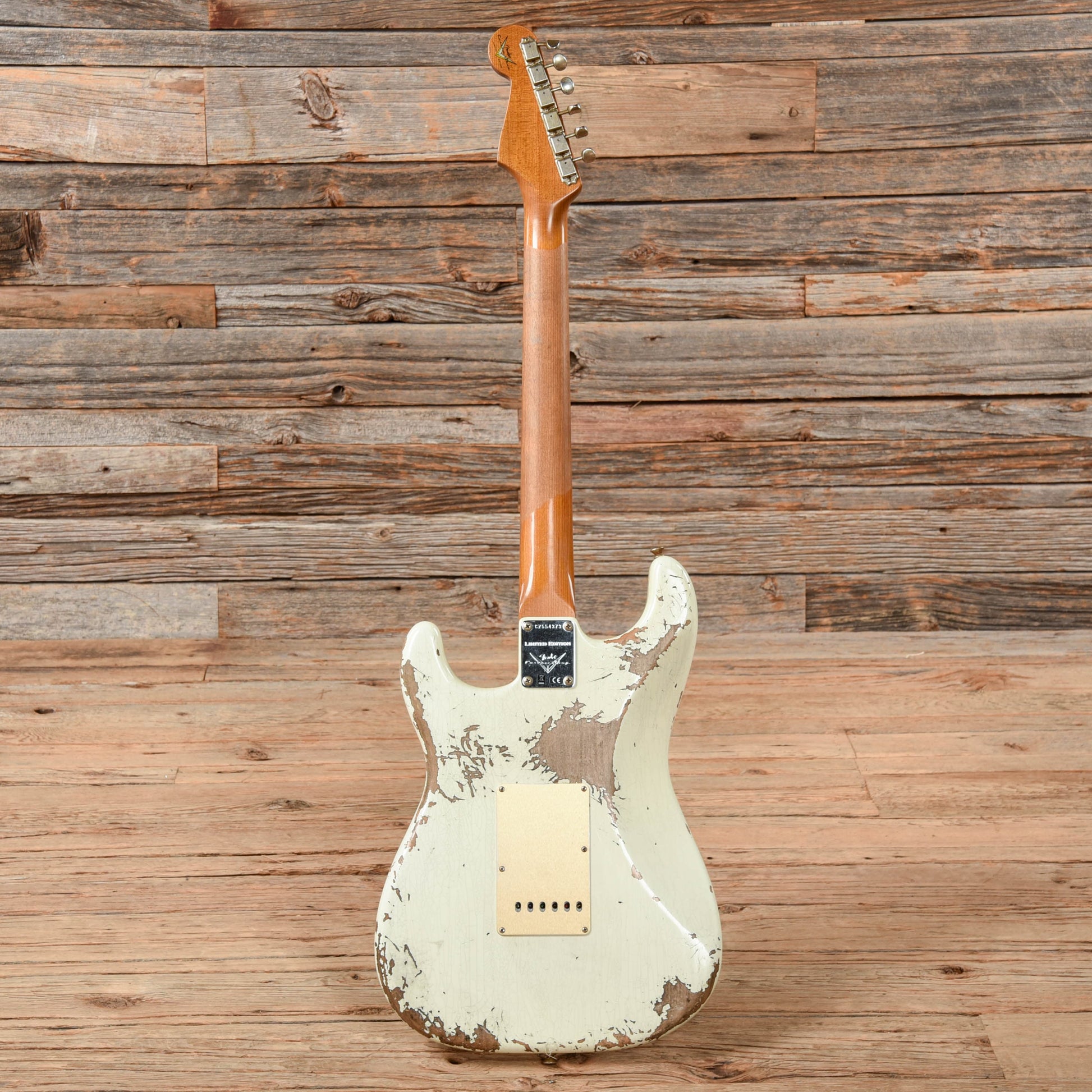 Fender Custom Shop Ltd '59 Stratocaster Relic Aged Olympic White 2021 Electric Guitars / Solid Body