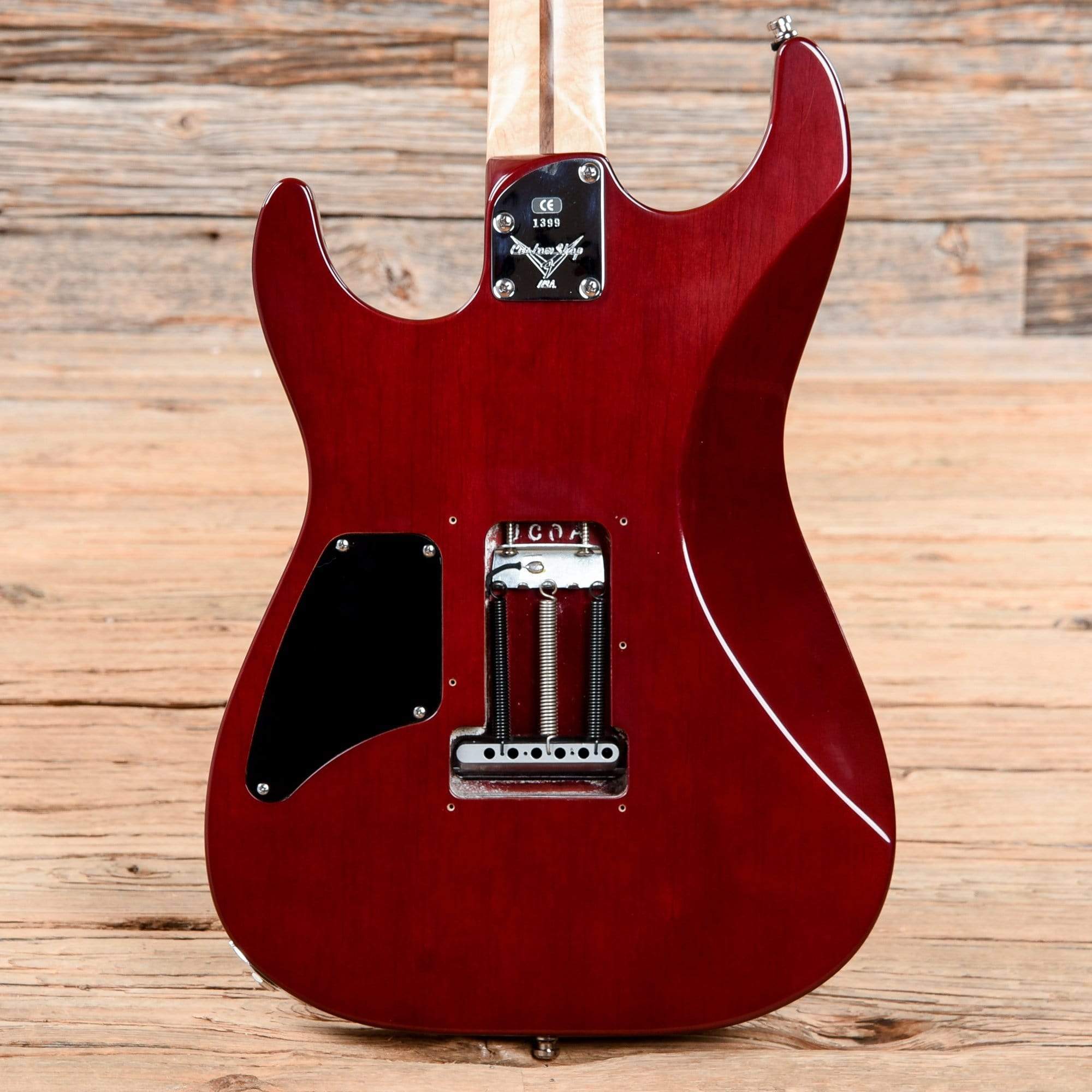 Fender Custom Shop Showmaster FMT HH Black Cherry Transparent 2001 –  Chicago Music Exchange