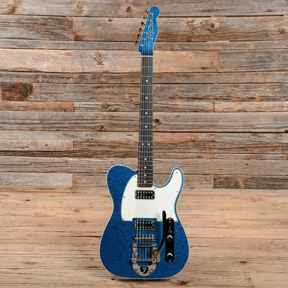 Fender Custom Shop TV Jones Bigsby Telecaster Blue Sparkle 2021 Electric Guitars / Solid Body