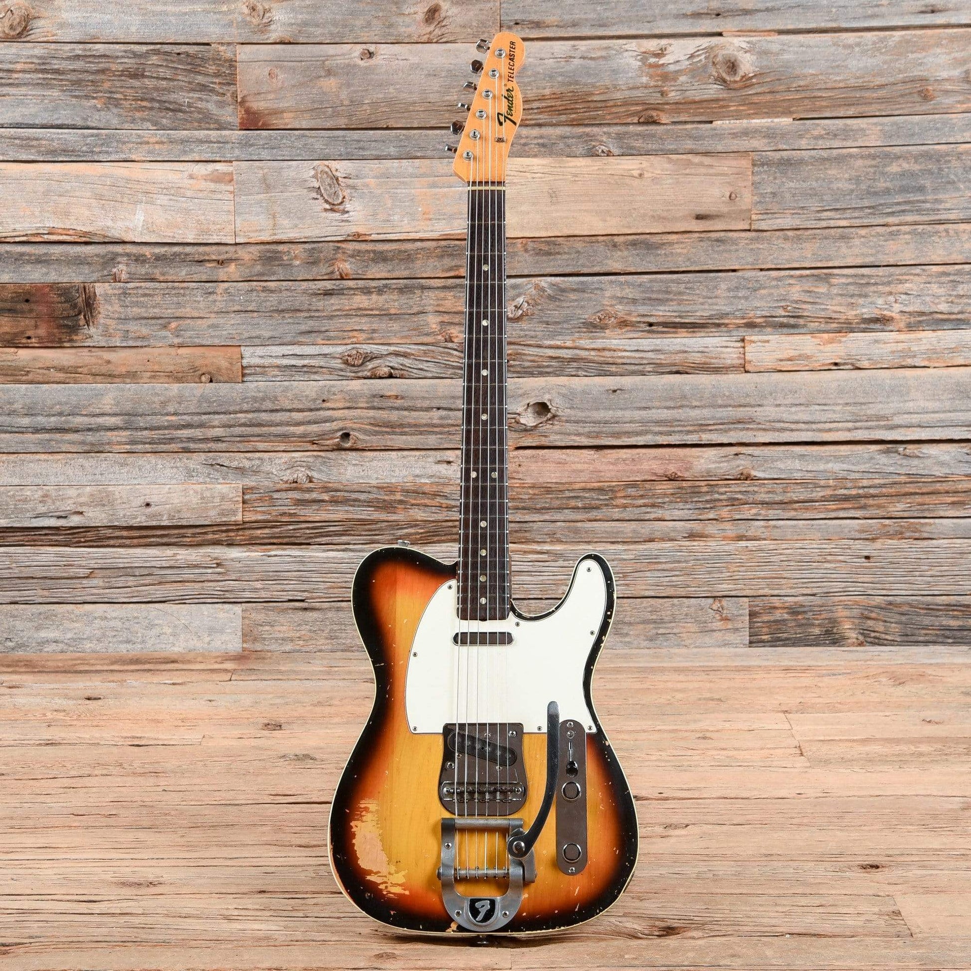 Fender Custom Telecaster with Bigsby, Rosewood Fretboard Sunburst 1968 Electric Guitars / Solid Body