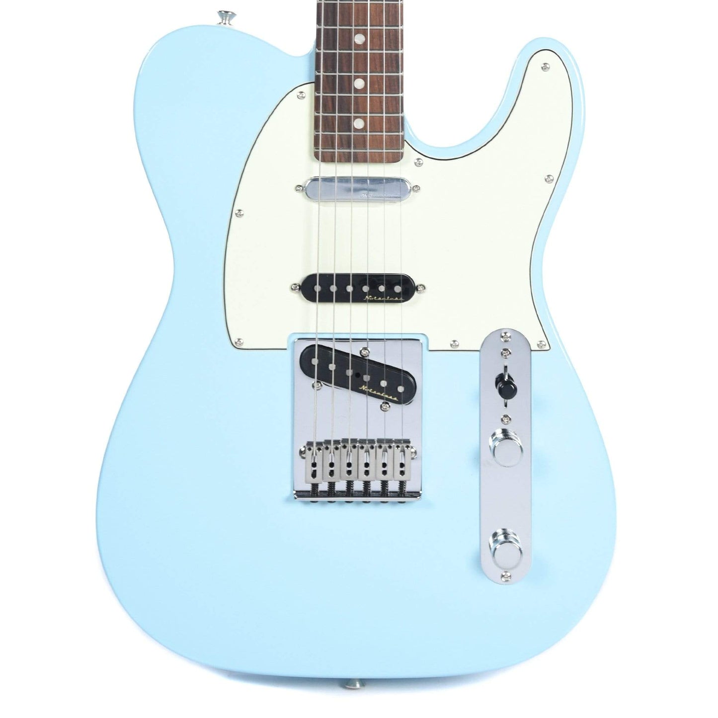 Fender Deluxe Nashville Telecaster Daphne Blue Electric Guitars / Solid Body