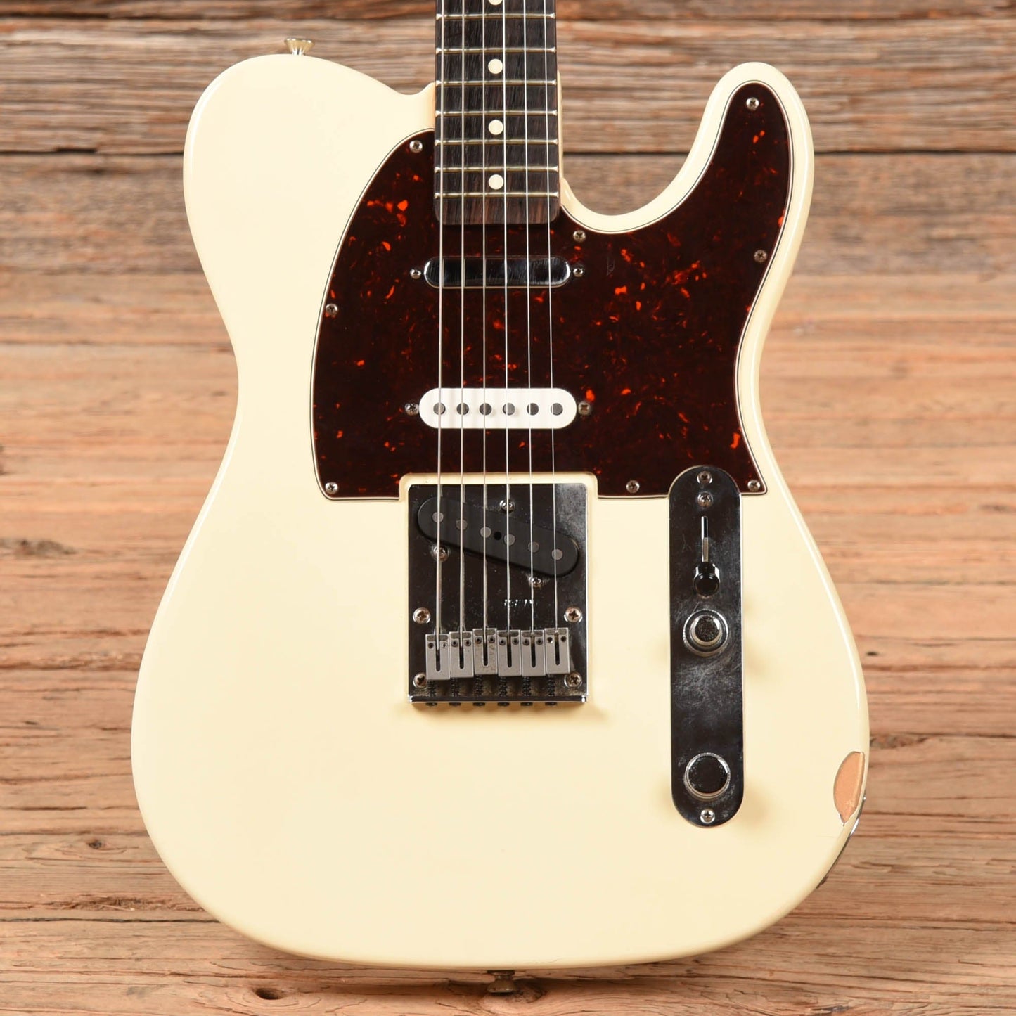 Fender Deluxe Nashville Telecaster White Electric Guitars / Solid Body