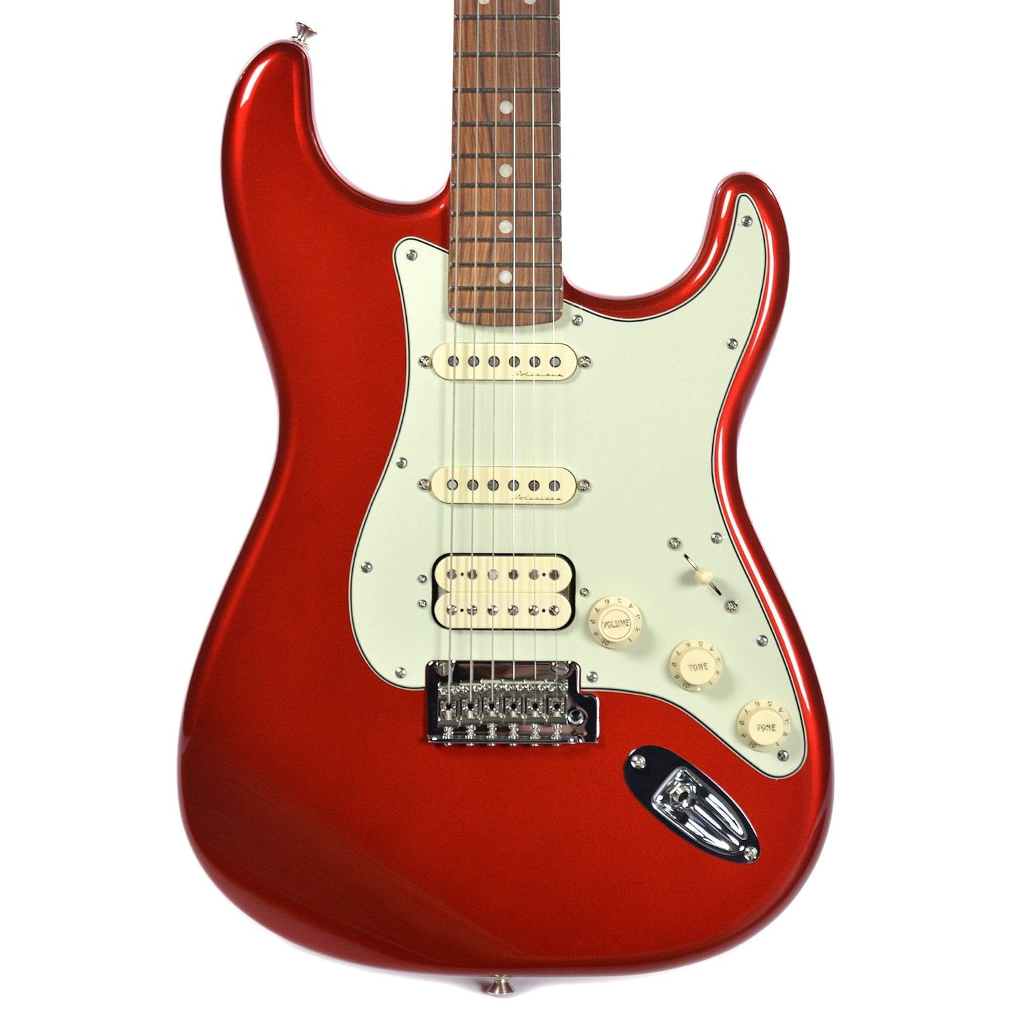 Fender Deluxe Stratocaster HSS PF Candy Apple Red w/Gig Bag Electric Guitars / Solid Body