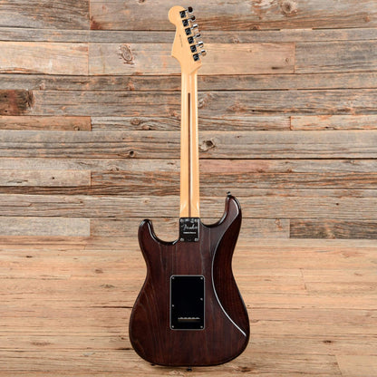 Fender FSR American Standard Hand Stained Ash Stratocaster HSH Mahogany Stain 2012 Electric Guitars / Solid Body