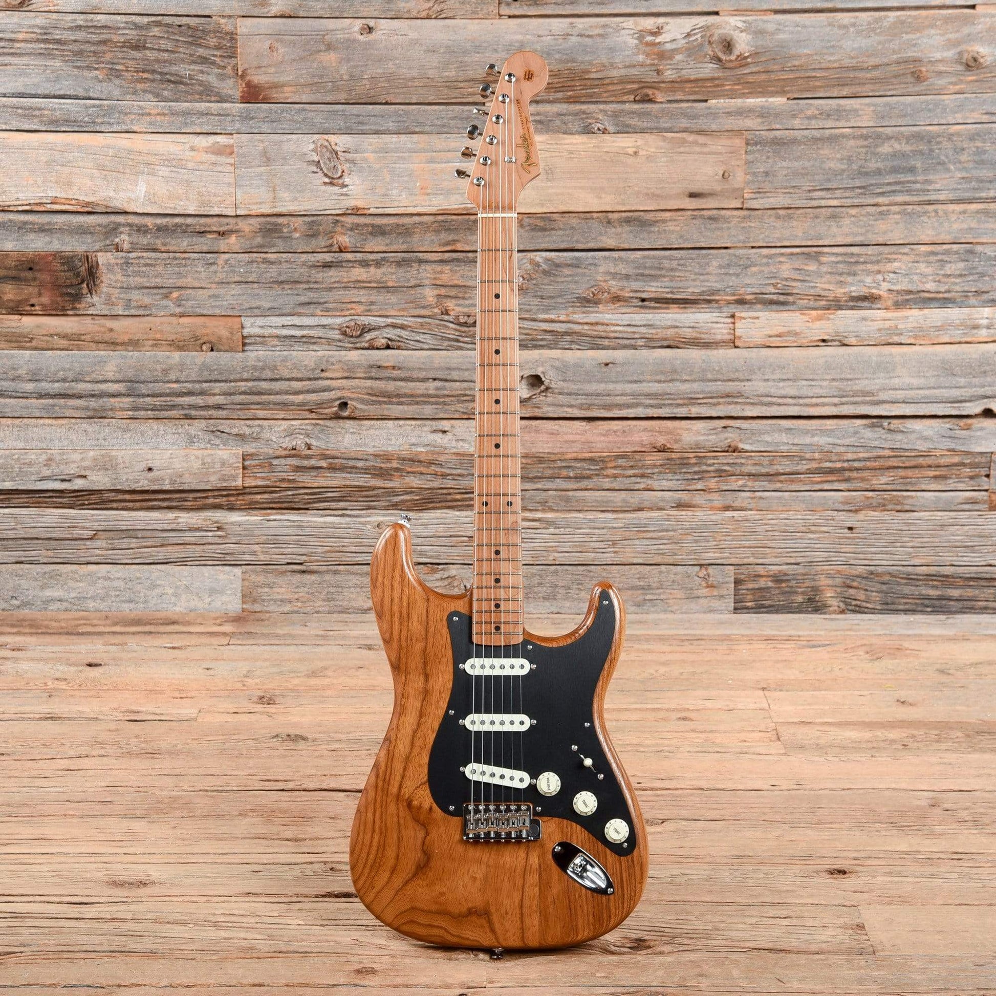 Fender FSR Limited Edition Roasted Ash '56 Stratocaster Natural 2018 Electric Guitars / Solid Body