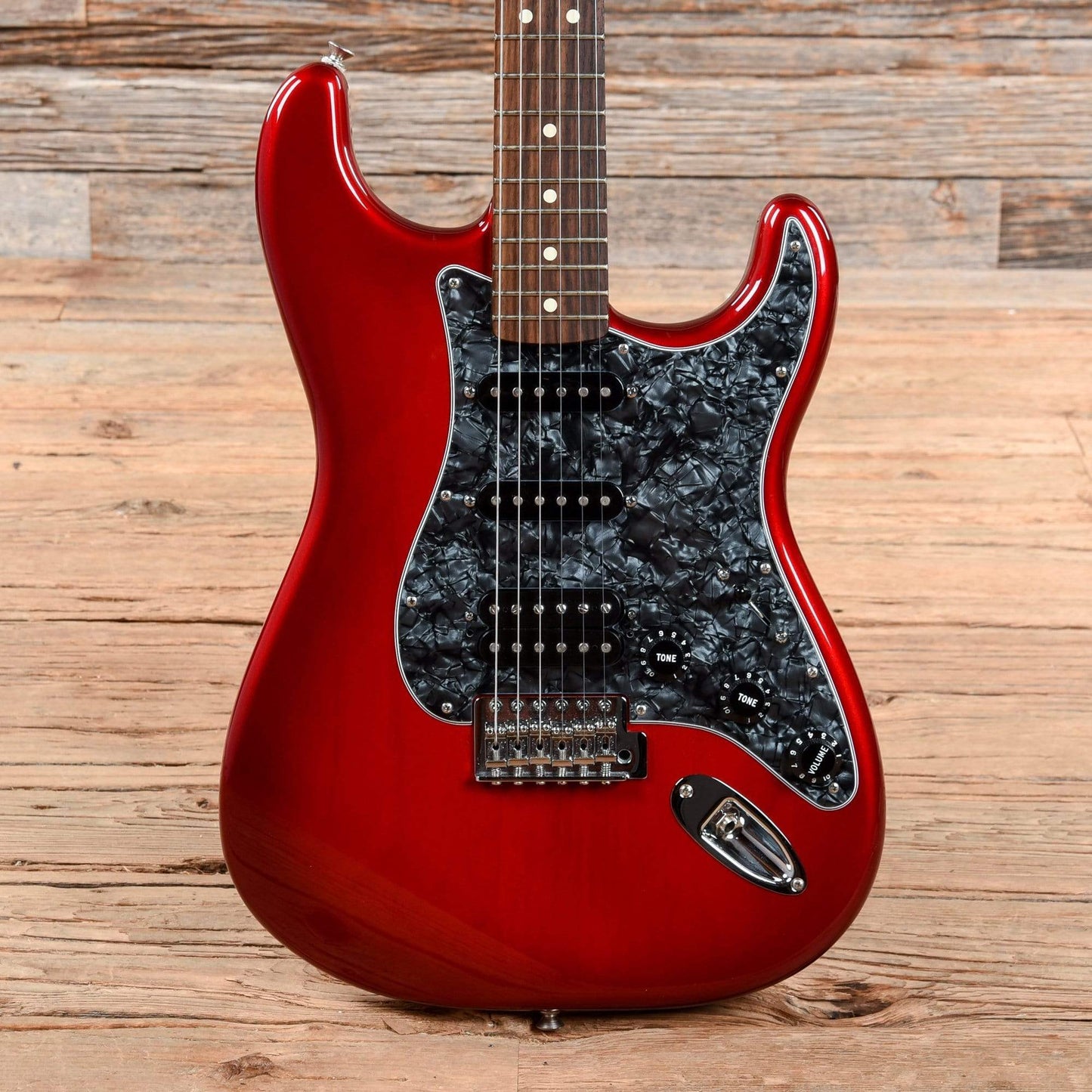 Fender FSR Limited Edition Standard Stratocaster HSS Candy Red Burst 2015 Electric Guitars / Solid Body