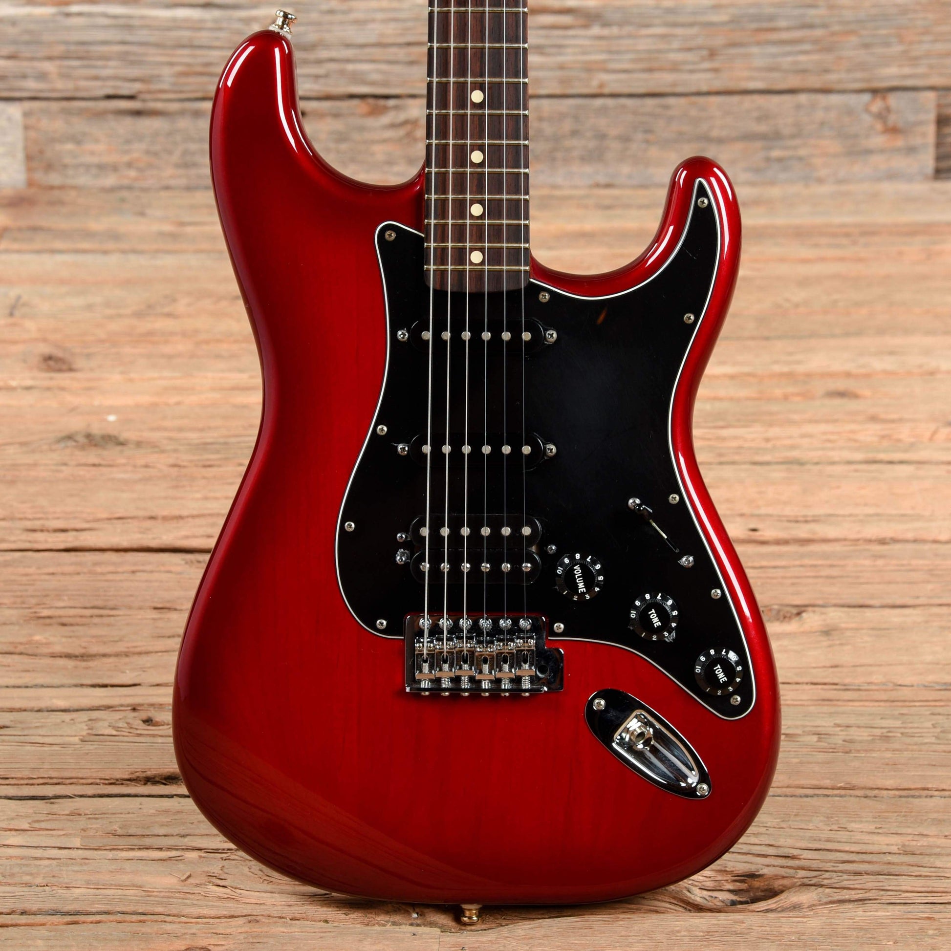 Fender FSR Standard Stratocaster HSS Candy Red Burst 2013 Electric Guitars / Solid Body