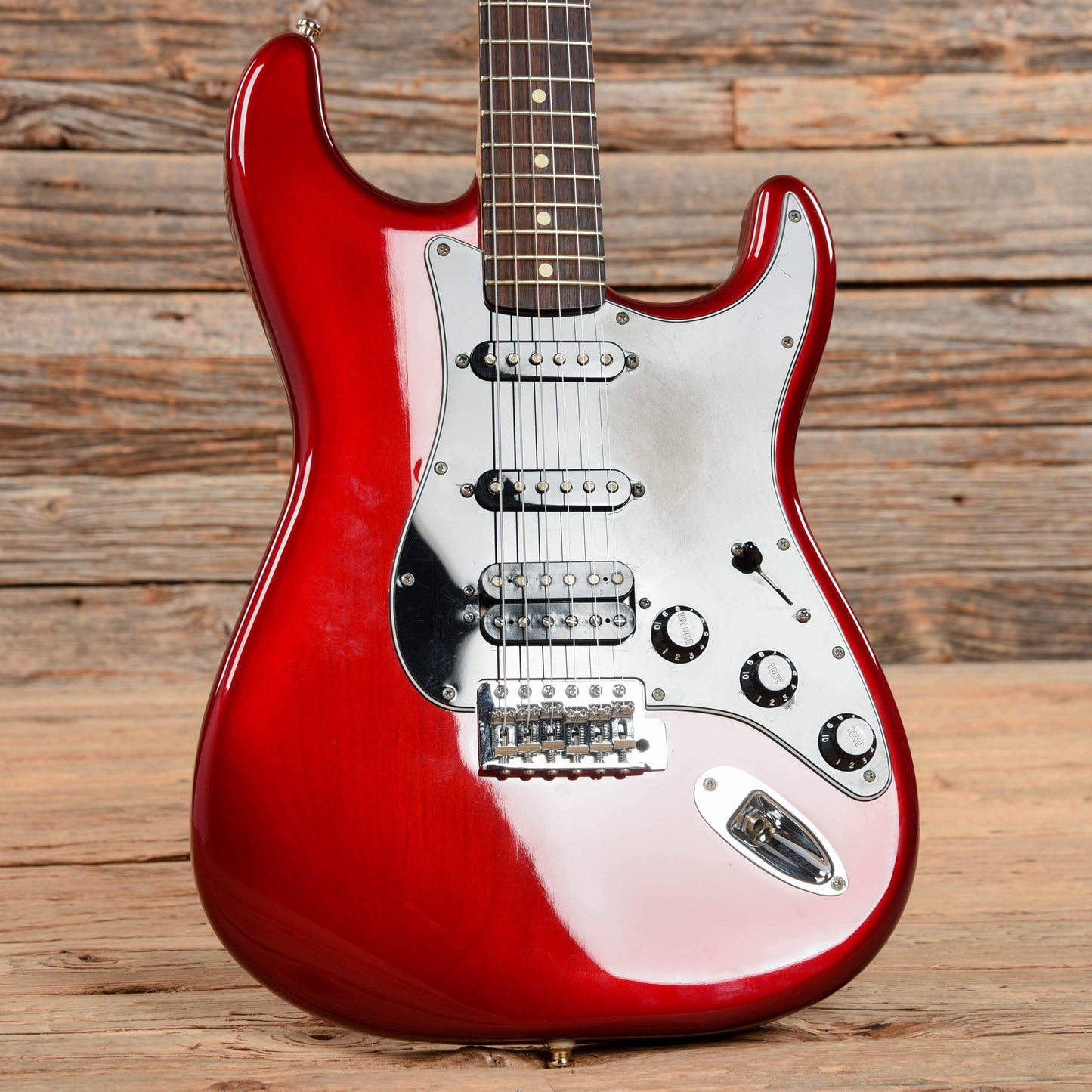 Fender FSR Standard Stratocaster HSS Candy Red Burst 2013 Electric Guitars / Solid Body