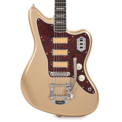 Fender Gold Foil Jazzmaster Shoreline Gold Electric Guitars / Solid Body