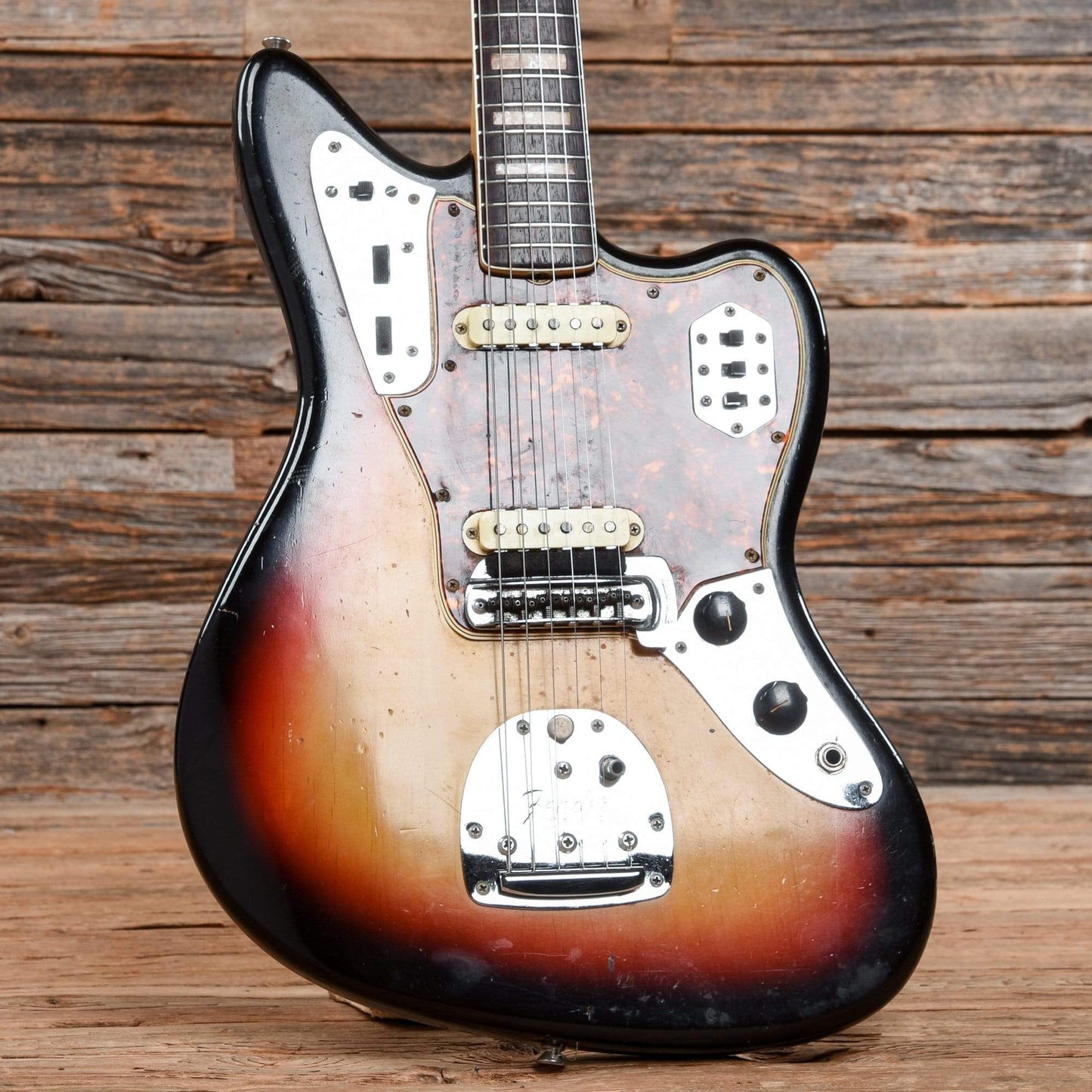 Fender Jaguar Sunburst 1966 Electric Guitars / Solid Body