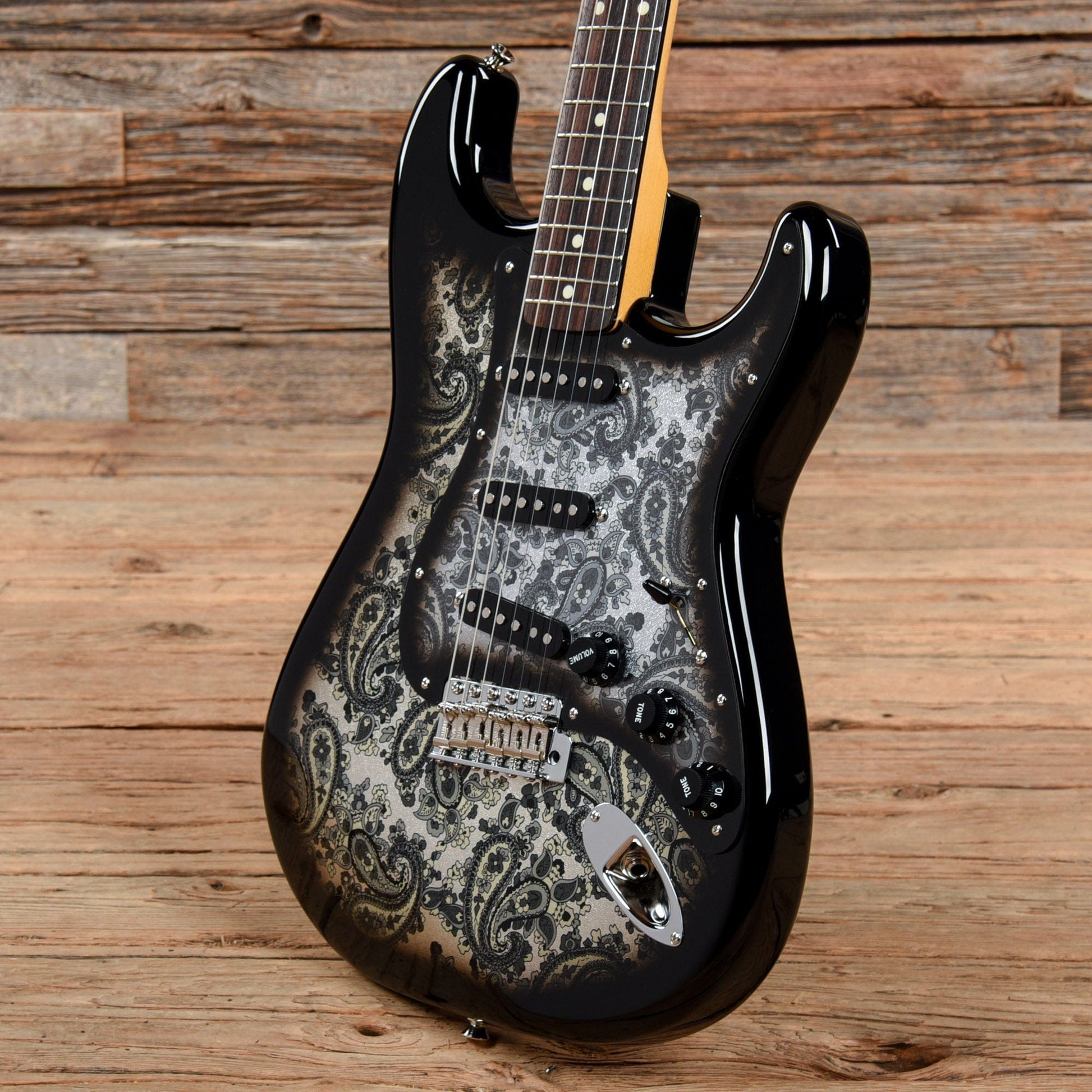 Fender Japan FSR Black Paisley Stratocaster Black Paisley 2020 Electric Guitars / Solid Body