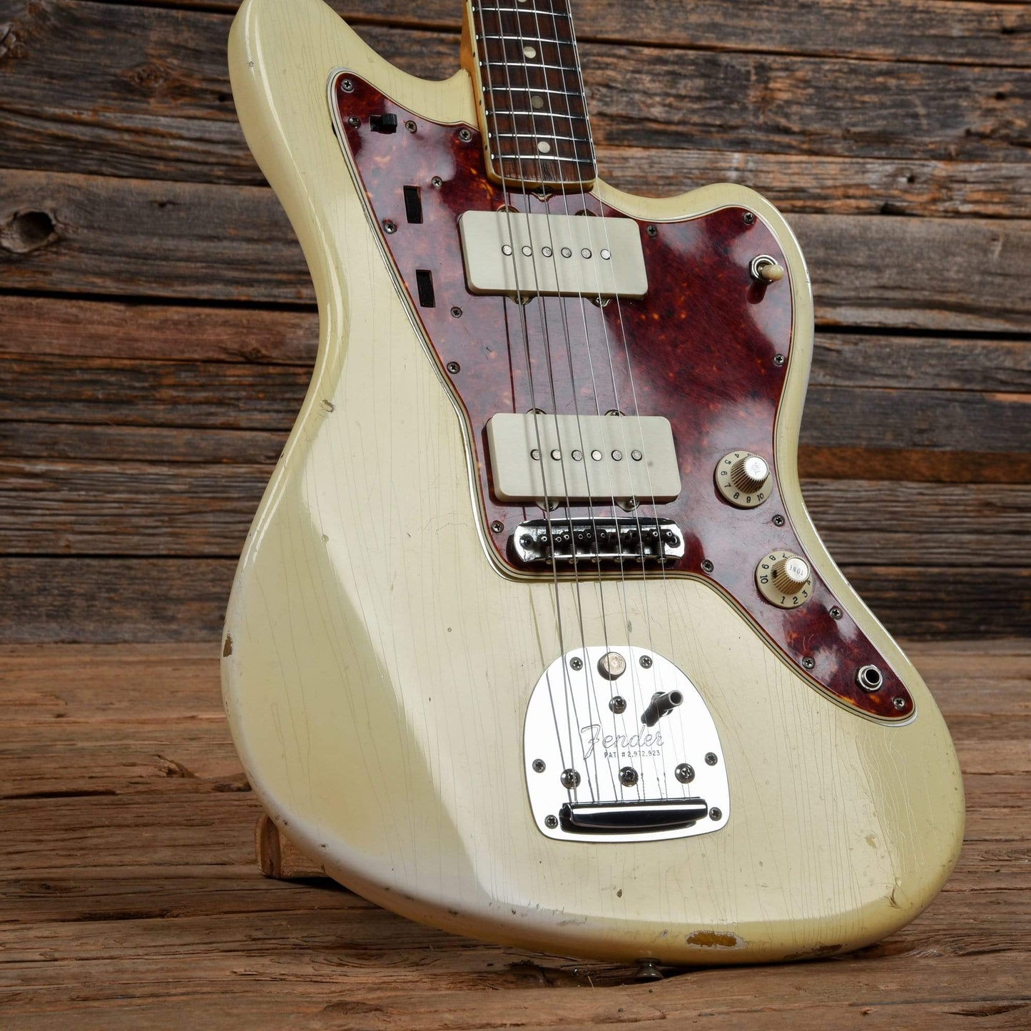 Fender Jazzmaster Olympic White 1966 Electric Guitars / Solid Body