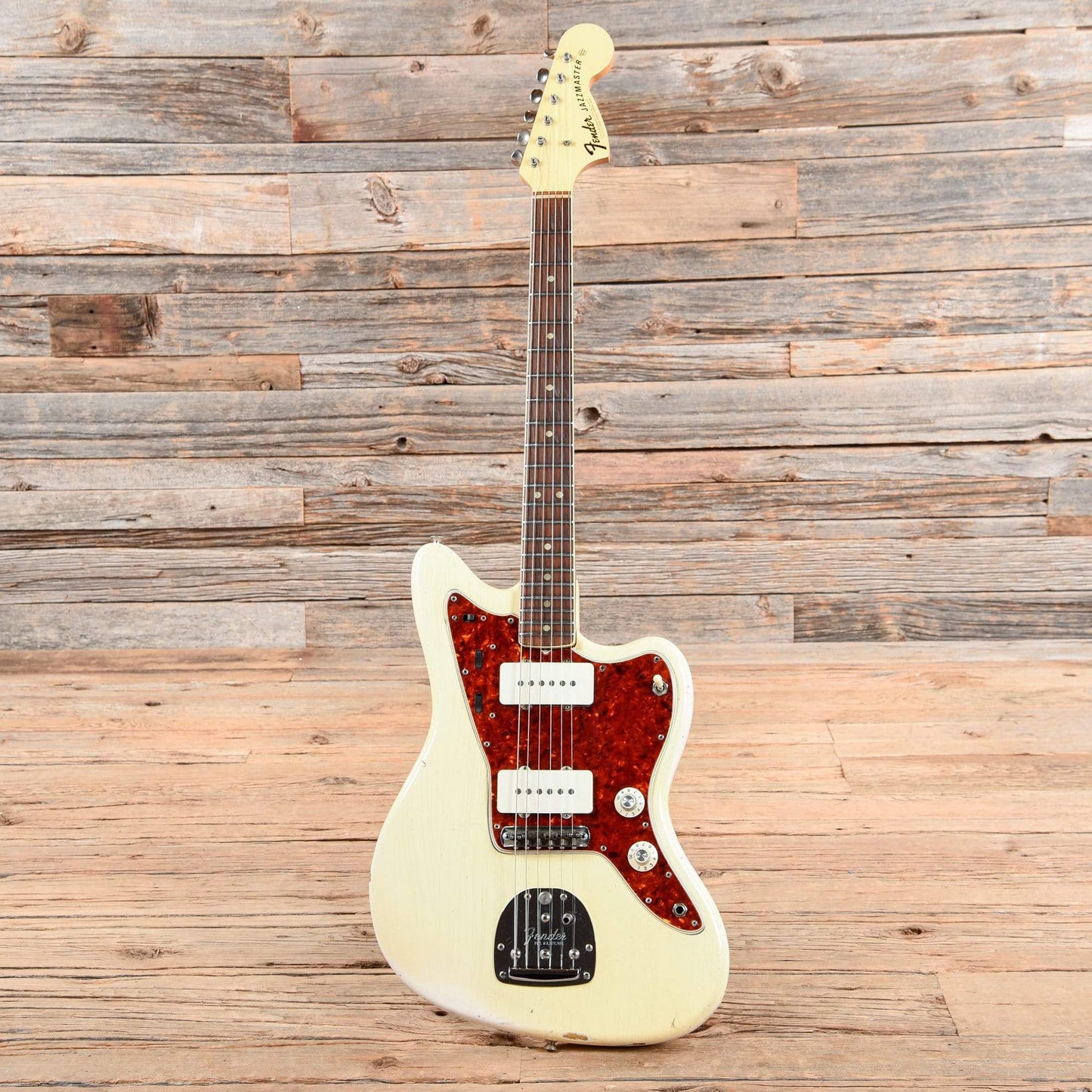 Fender Jazzmaster Olympic White 1966 Electric Guitars / Solid Body